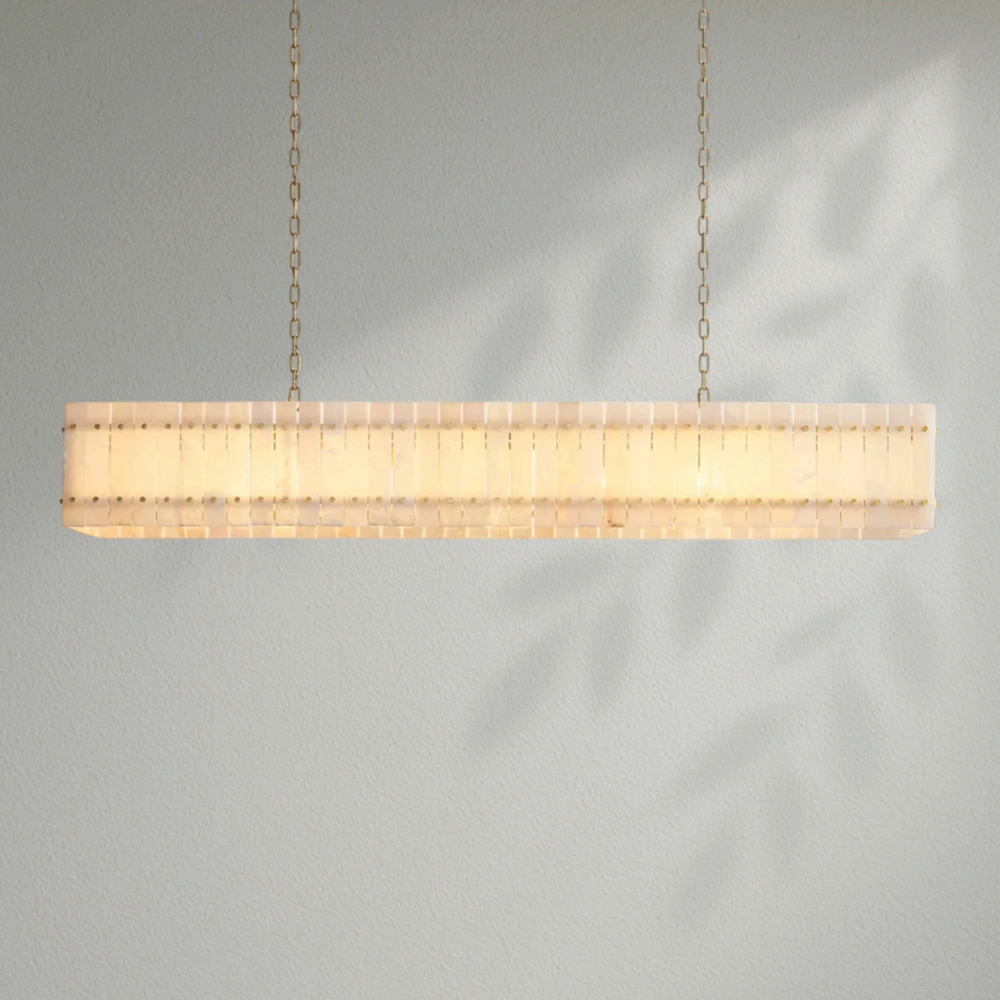 Sun Marco Alabaster Linear Chandelier