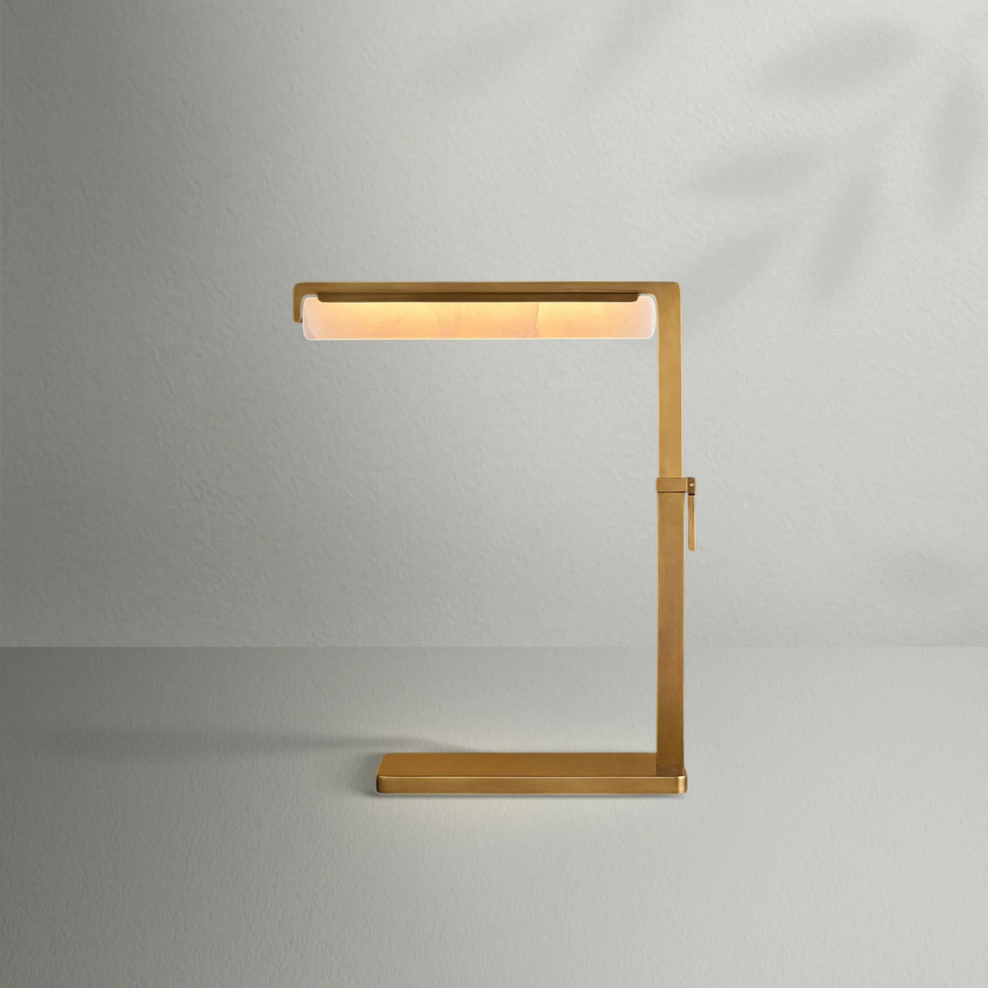 Aedubon Alabaster Task Table Lamp