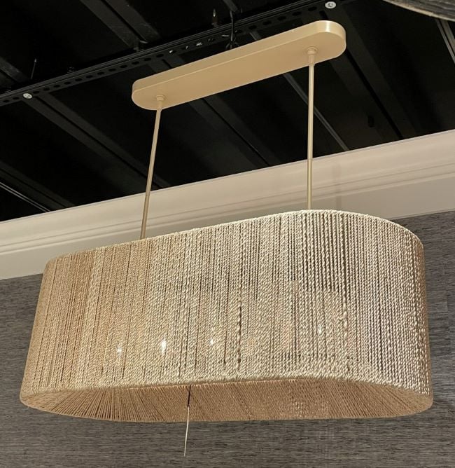 Farringtons Abaca Linear Chandelier