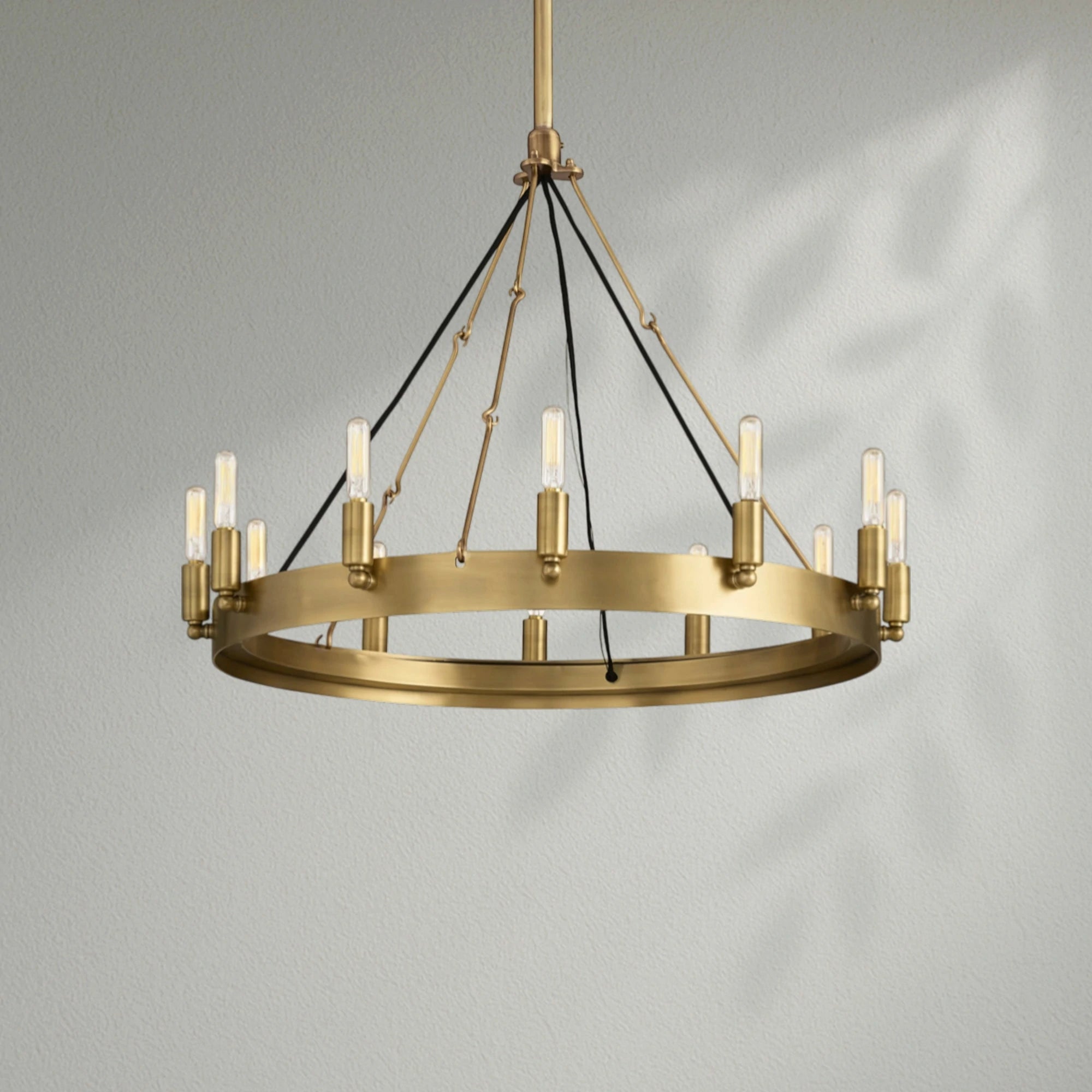 Camins Vintage Filament Round Chandelier
