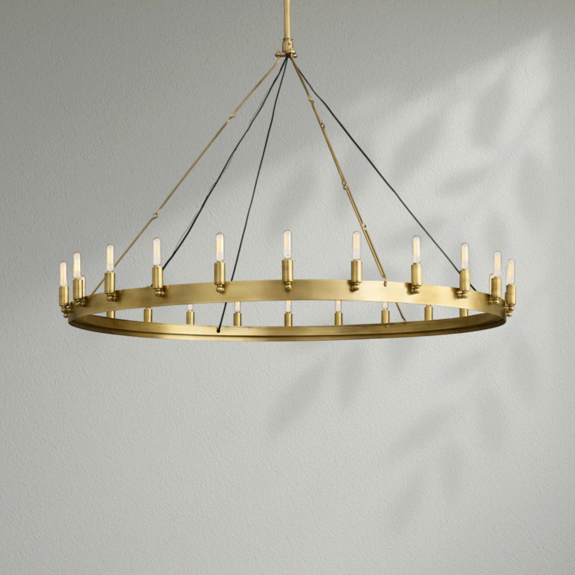 Camins Vintage Filament Round Chandelier