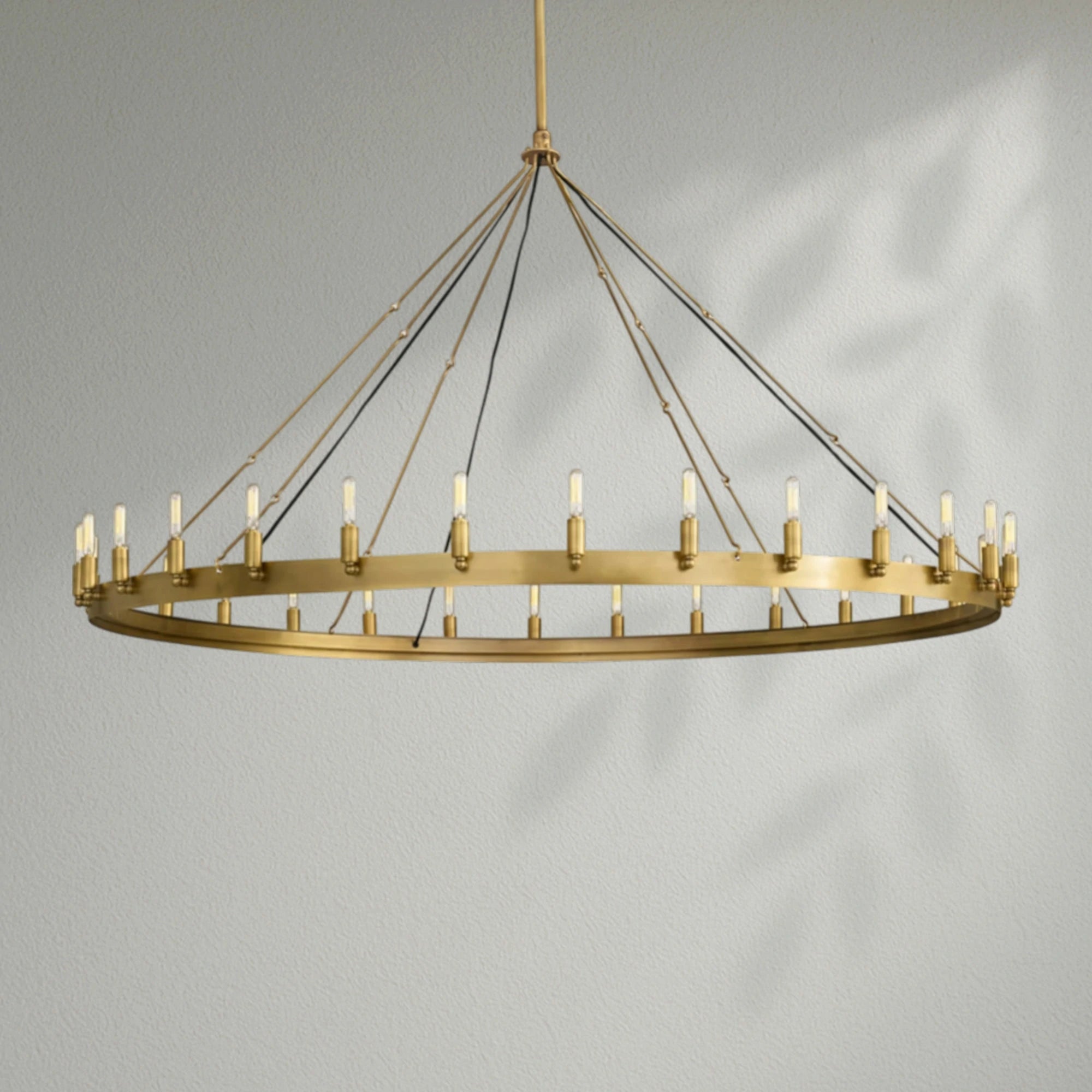 Camins Vintage Filament Round Chandelier