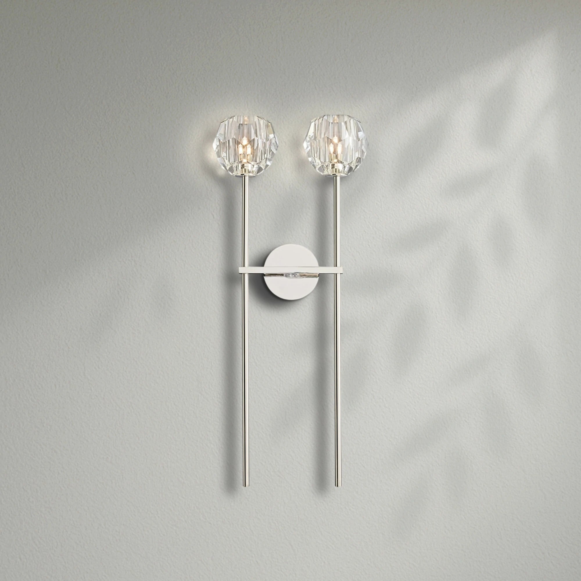 Boule Do Crystal Double Grand Wall Sconce