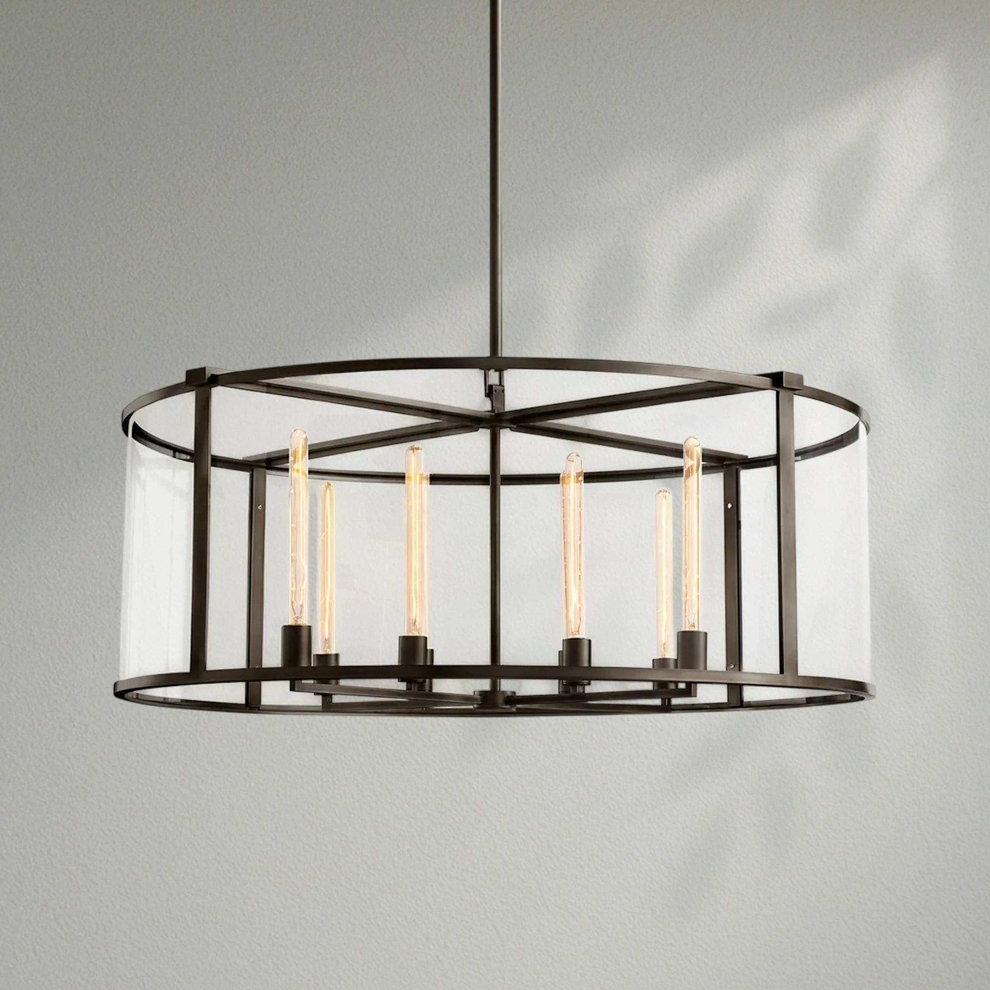 Bickman Glass Round Chandelier