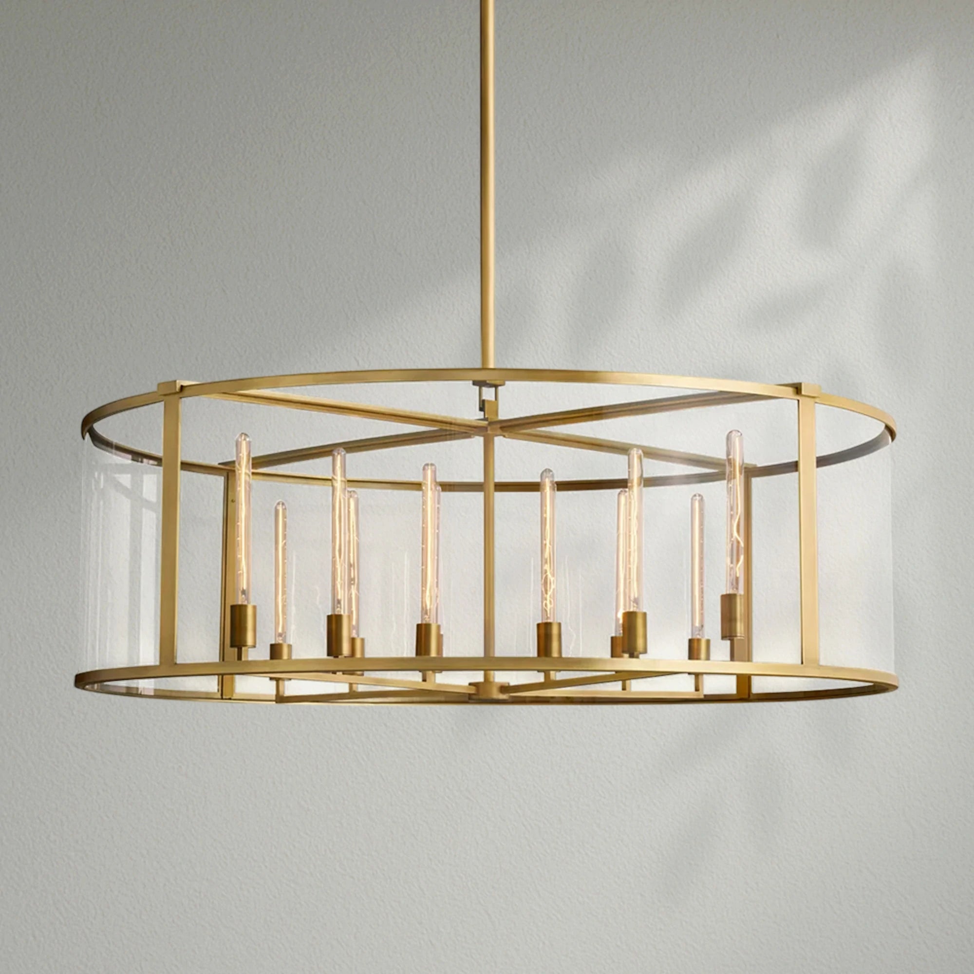 Bickman Glass Round Chandelier