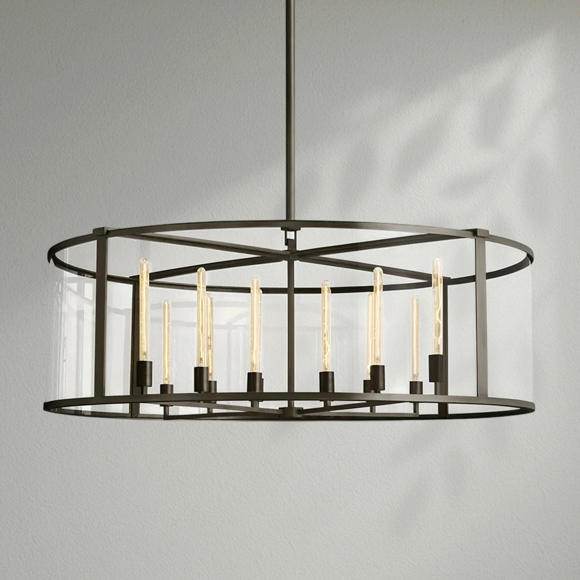Bickman Glass Round Chandelier