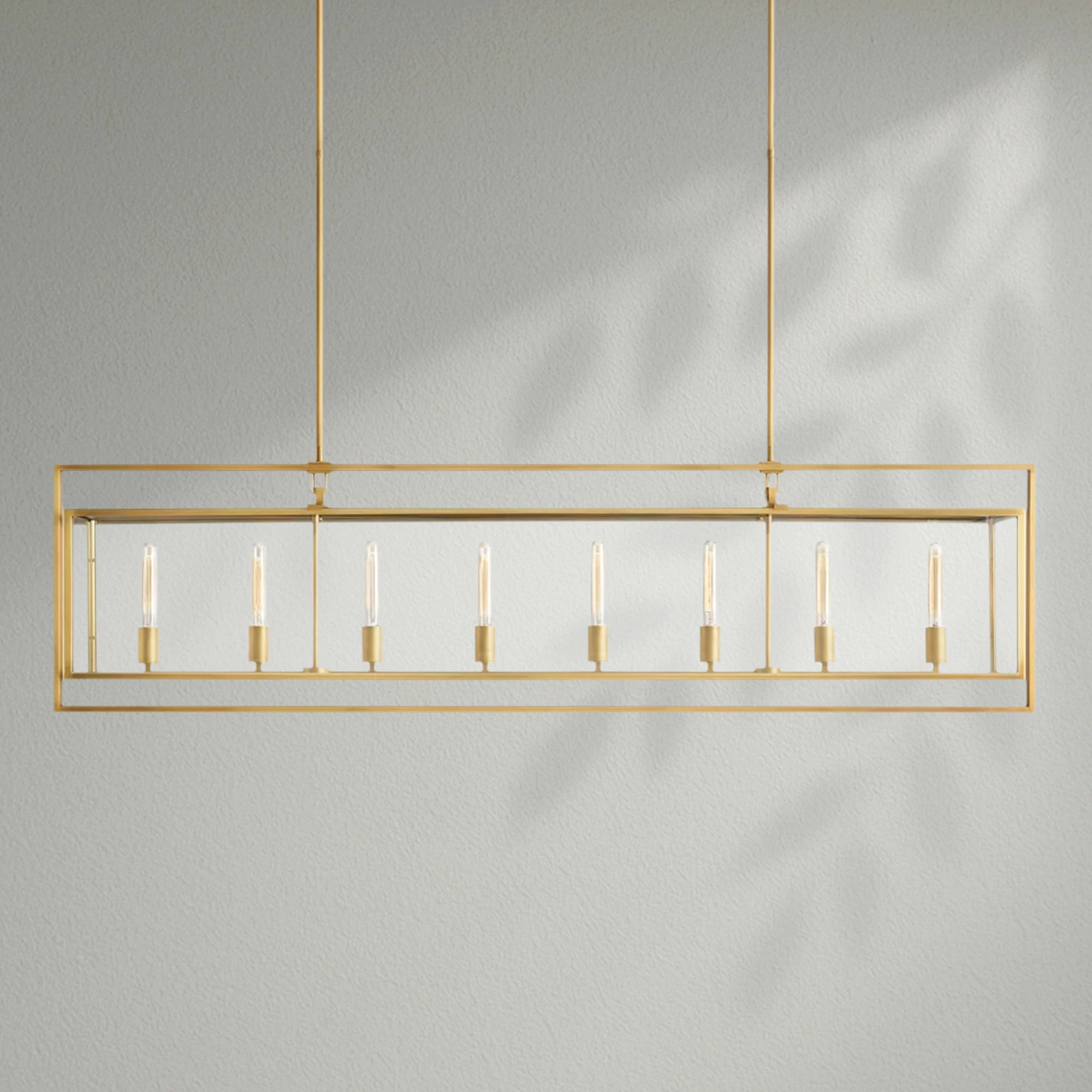 Bickman Glass Rectangular Chandelier