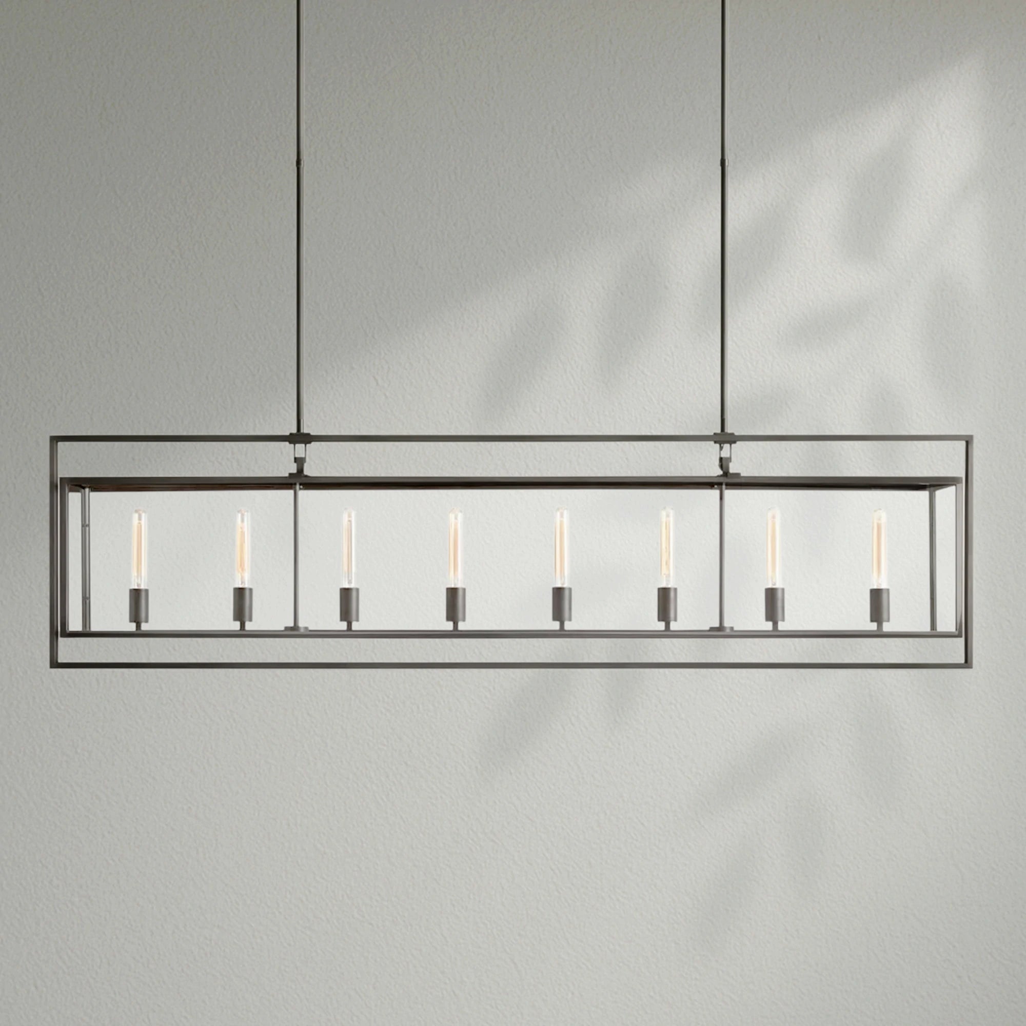 Bickman Glass Rectangular Chandelier