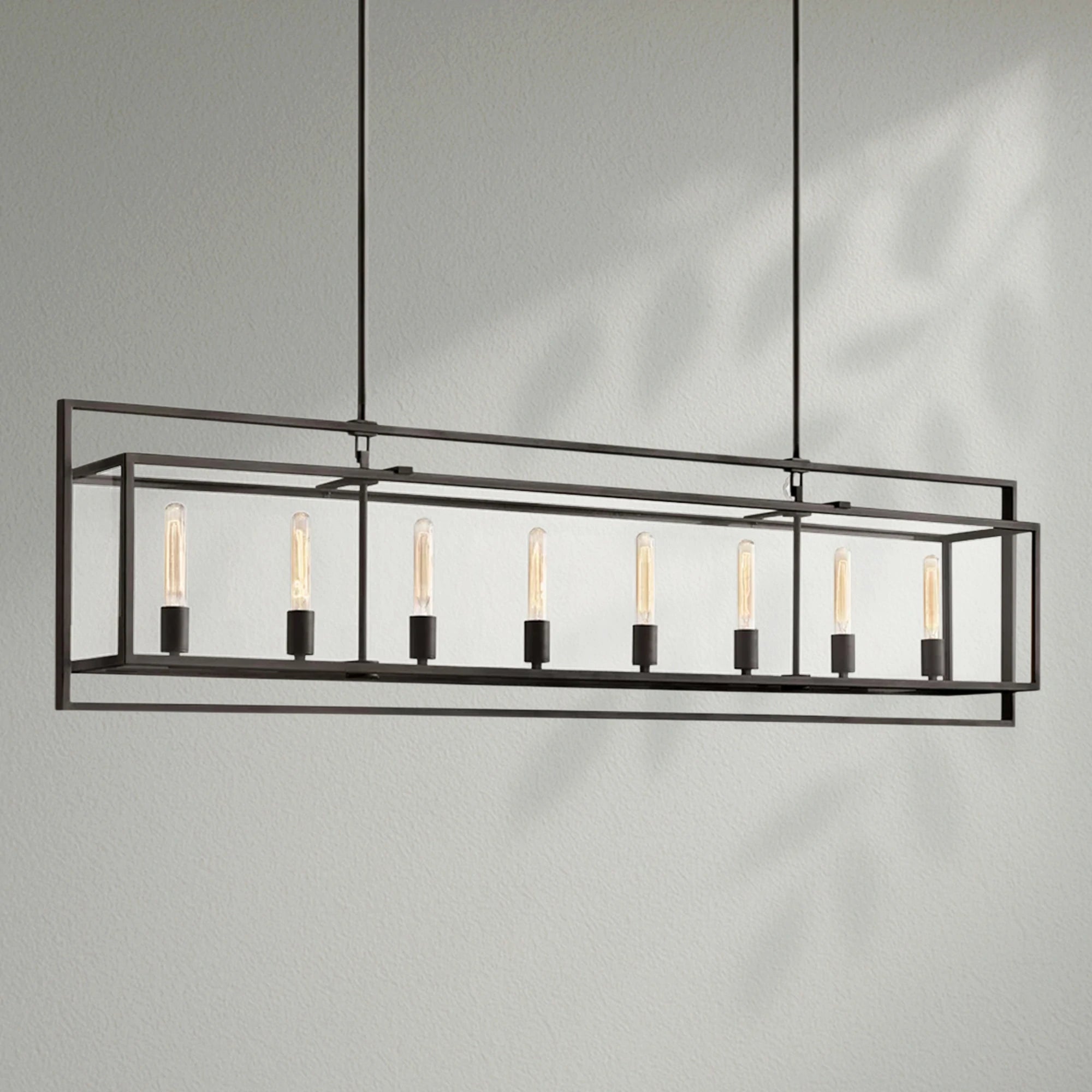 Bickman Glass Rectangular Chandelier