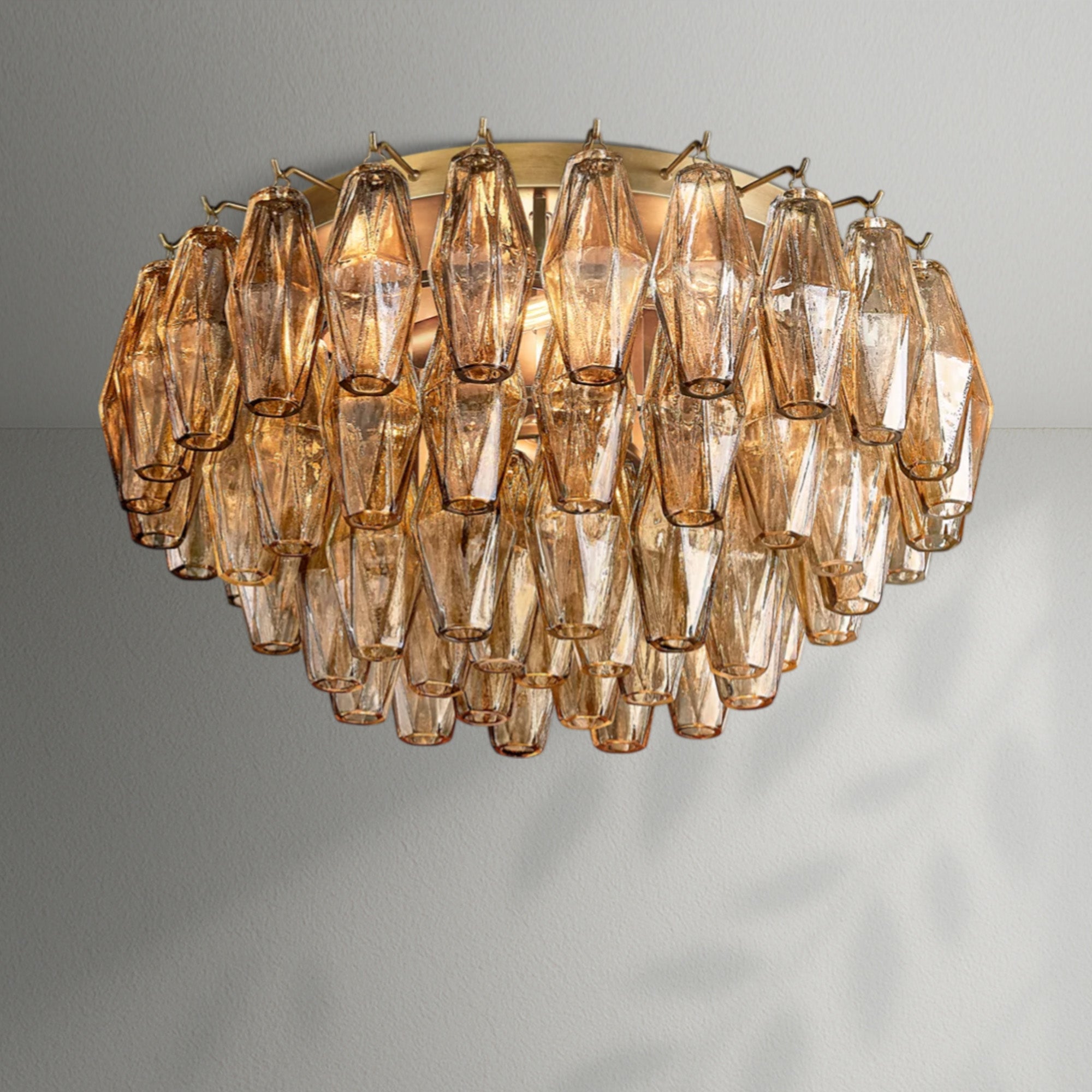 Chiaran Glass Flushmount