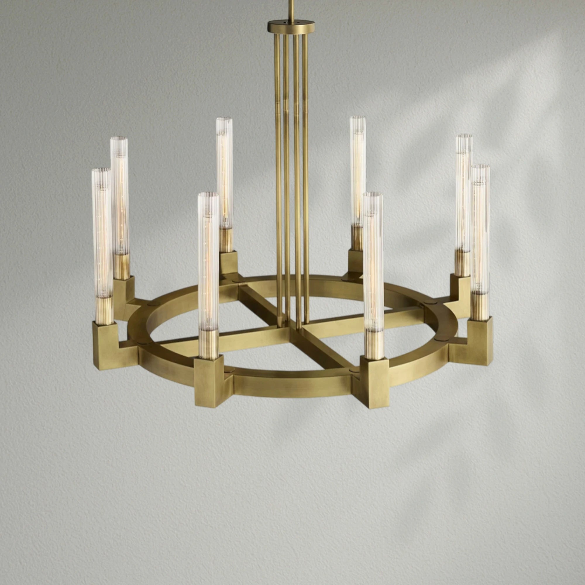 Cannelo Glass Round Chandelier