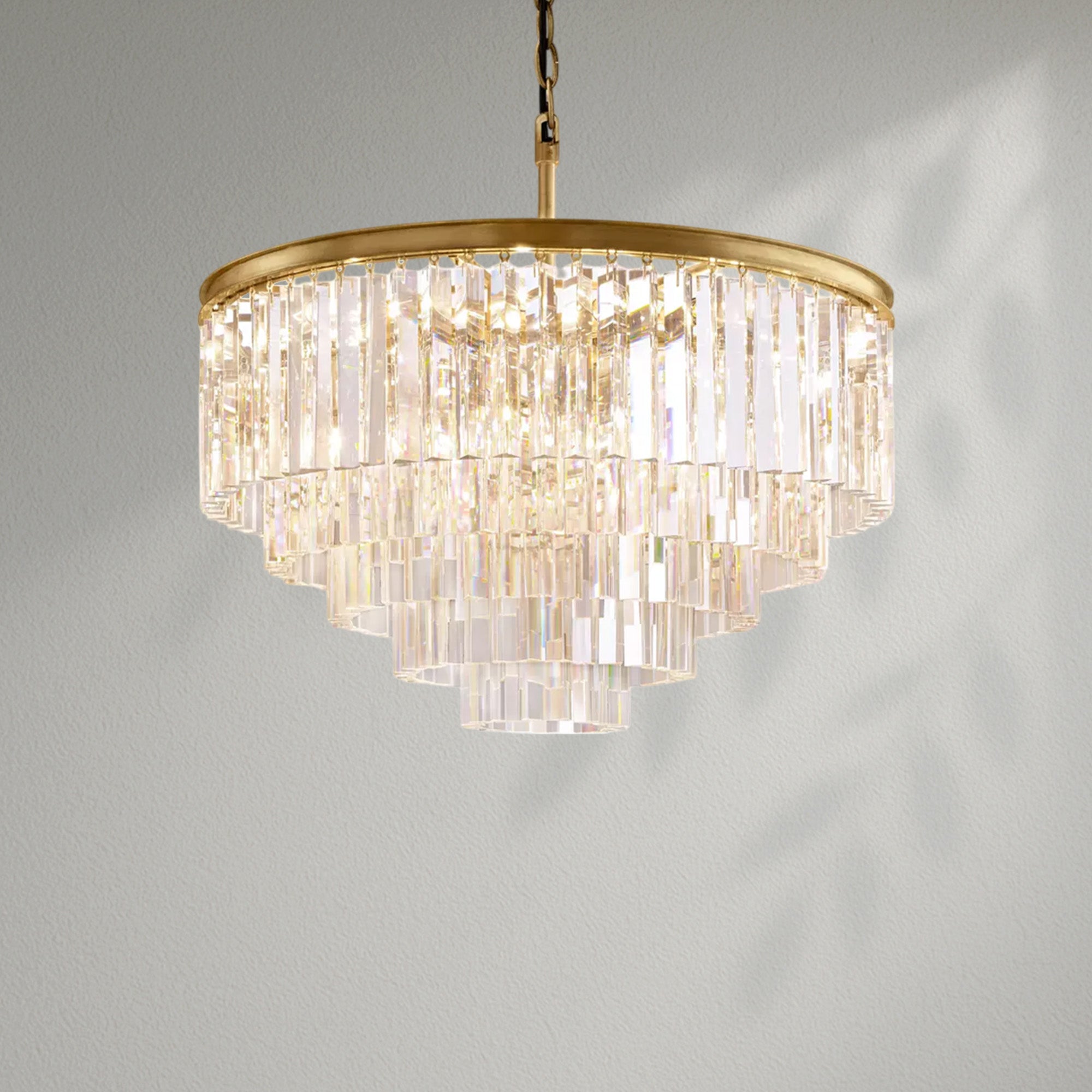 1920s Odeom Round Chandelier