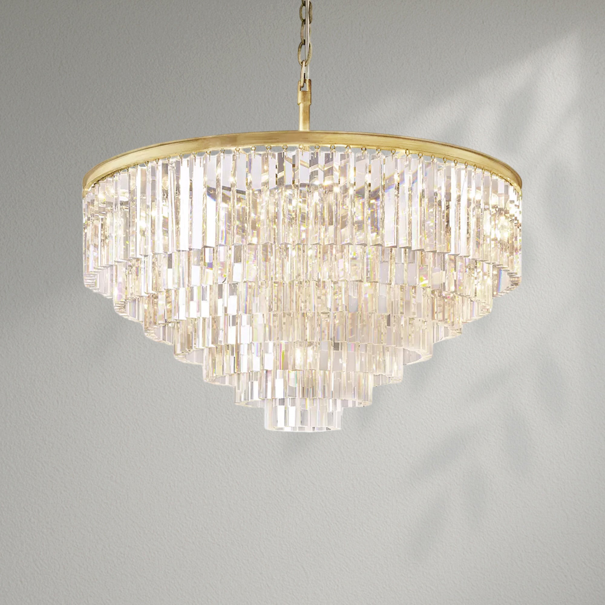 1920s Odeom Round Chandelier
