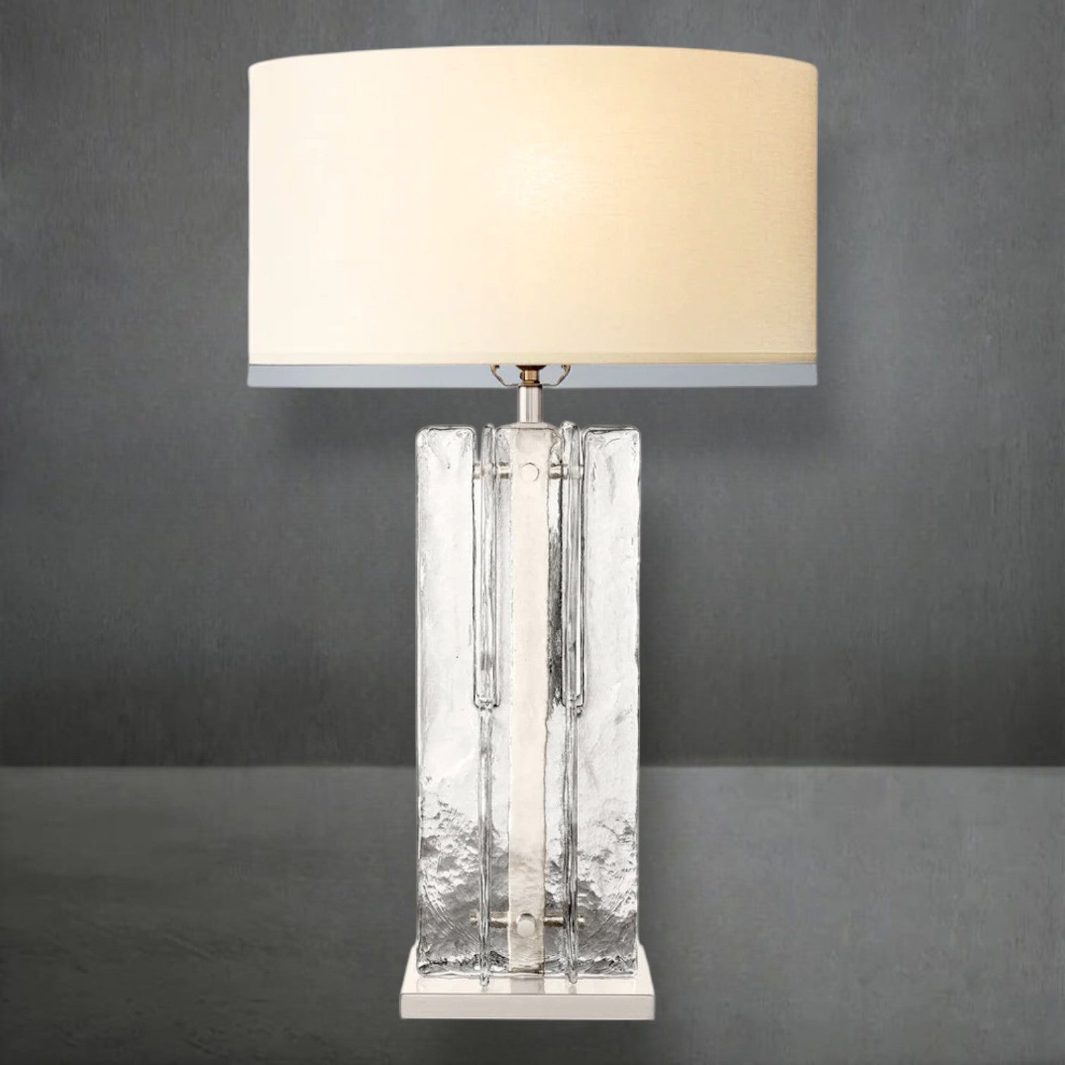 Loxel Clear Glass Table Lamp 30"