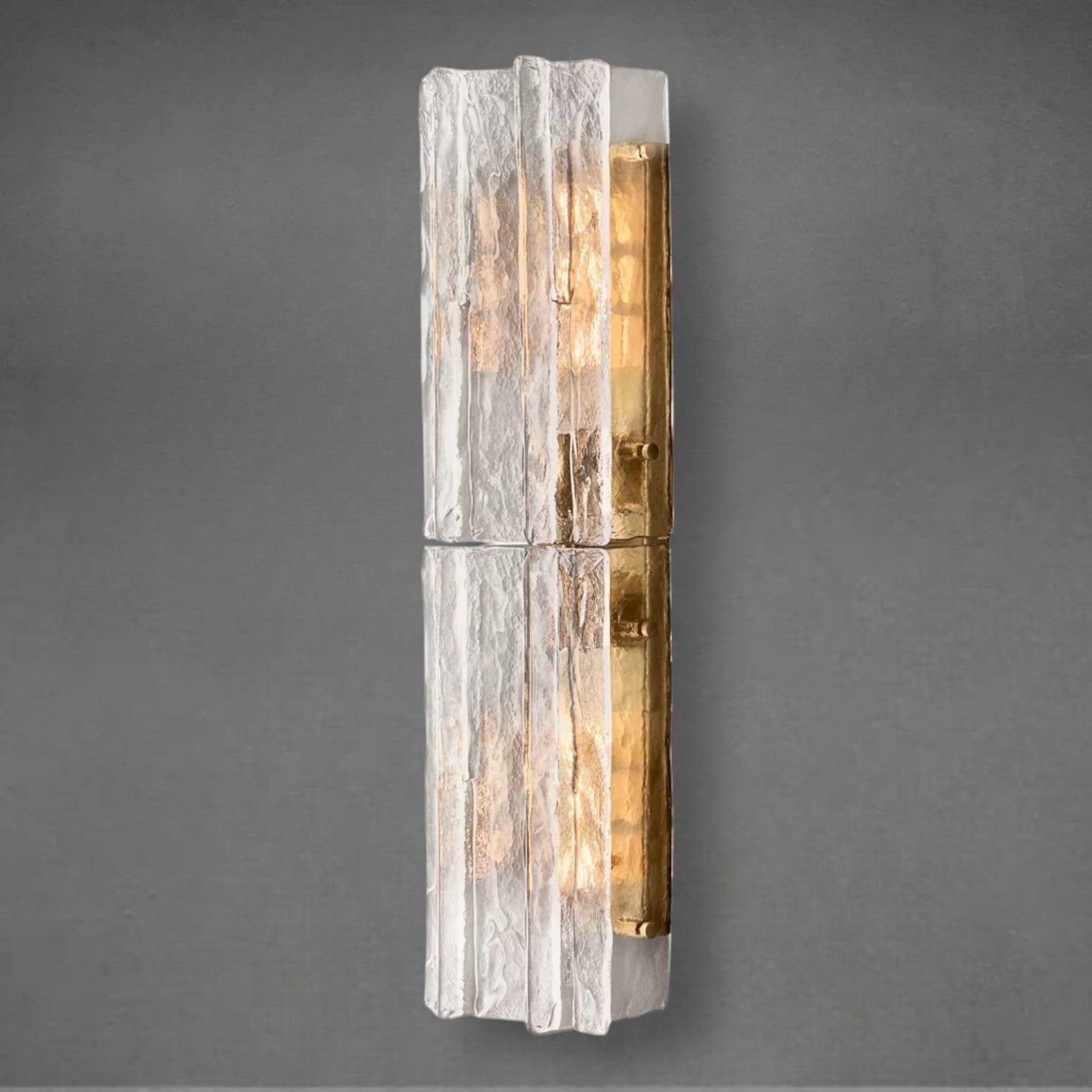 Loxel Clear Glass Sconce 30"