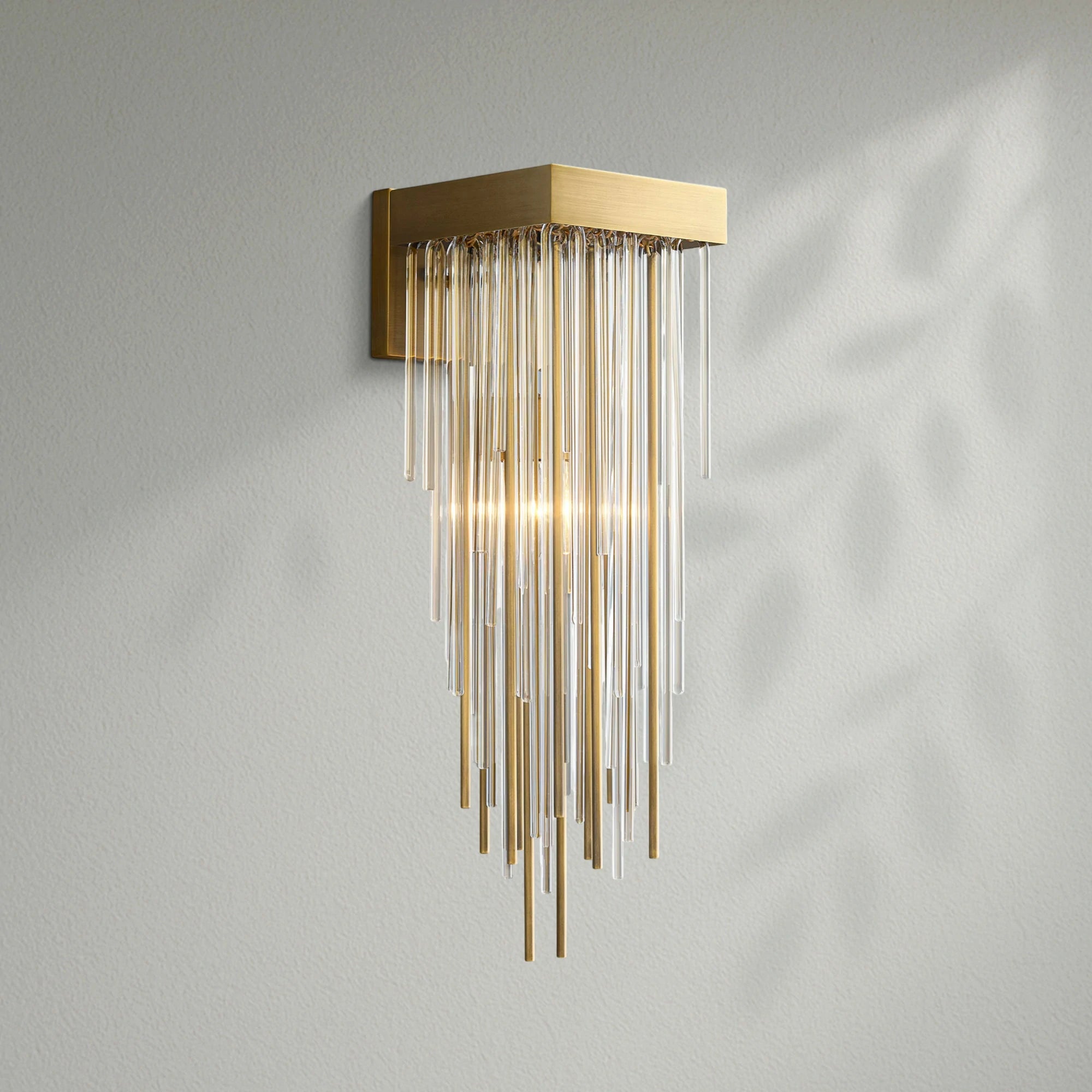 Cascadas Blown Glass Wall Sconce