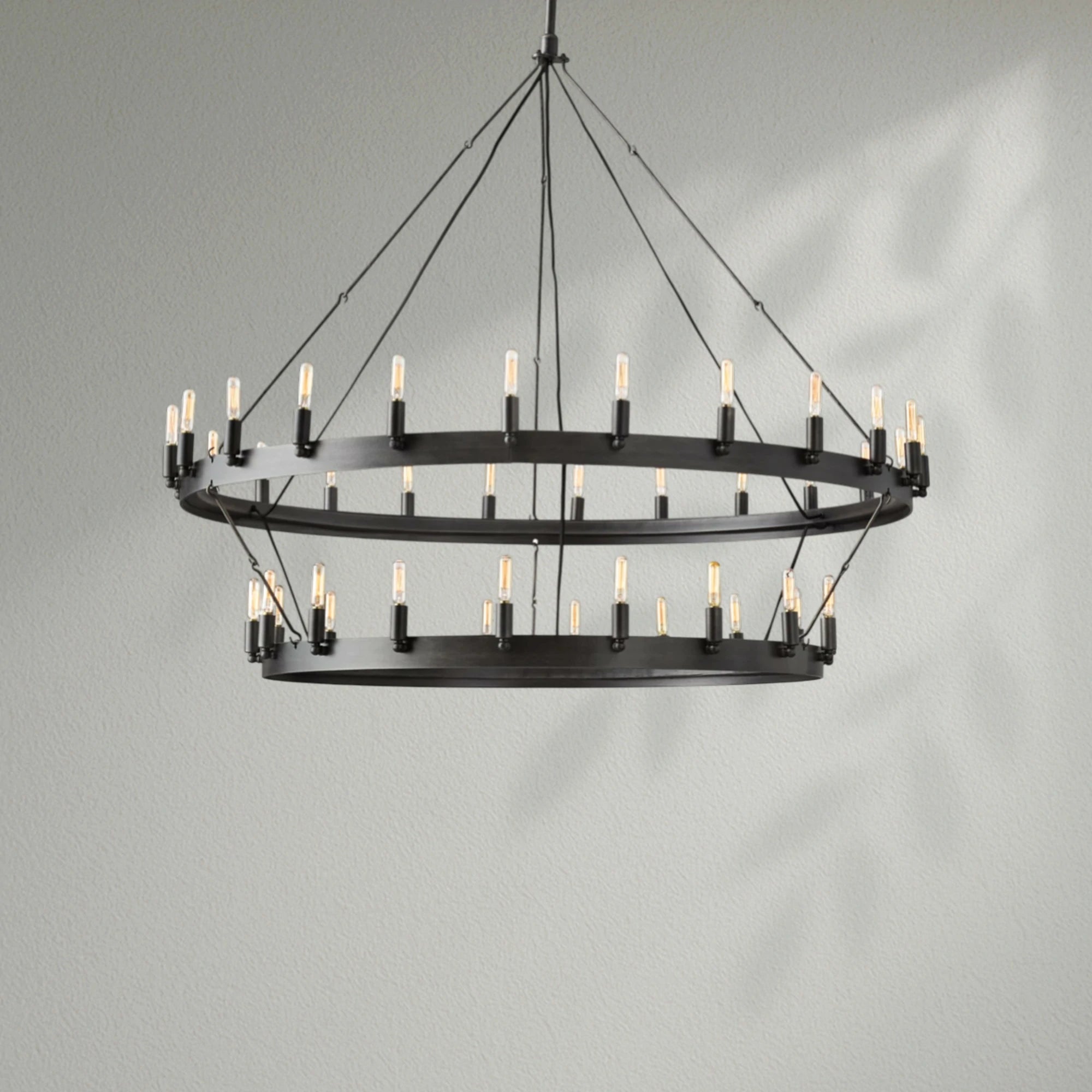 Camins Vintage Filament 2-Tier Chandelier