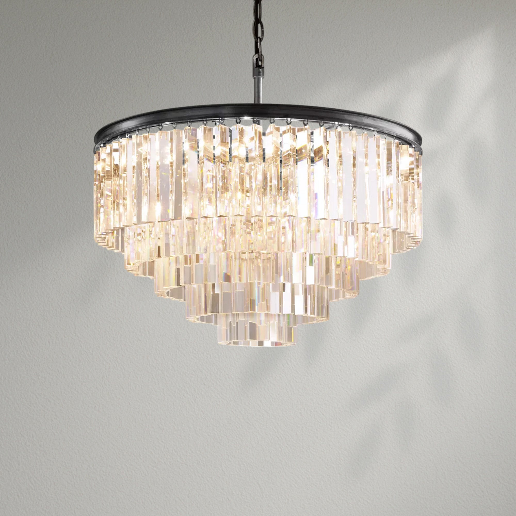 1920s Odeom Round Chandelier