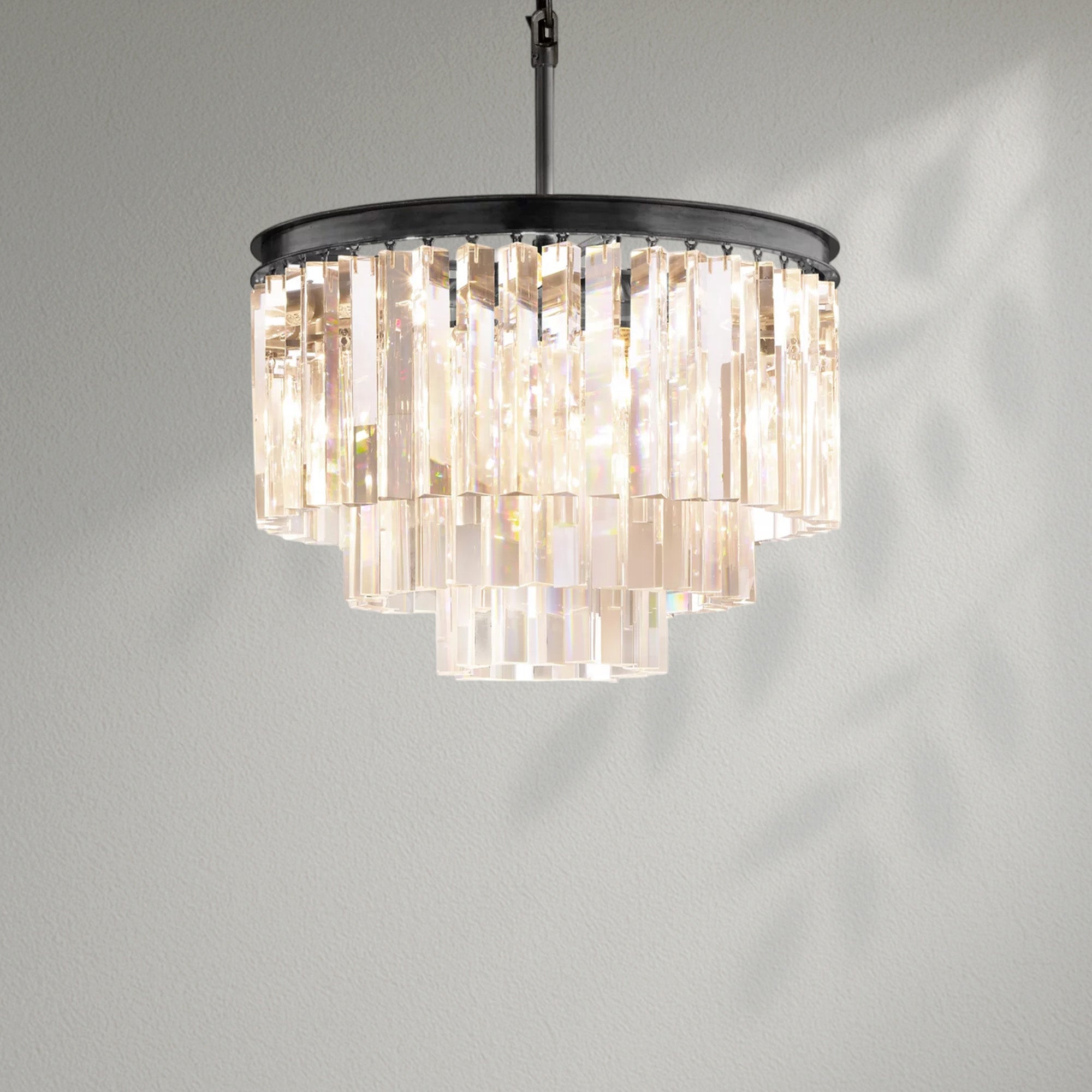 1920s Odeom Round Chandelier