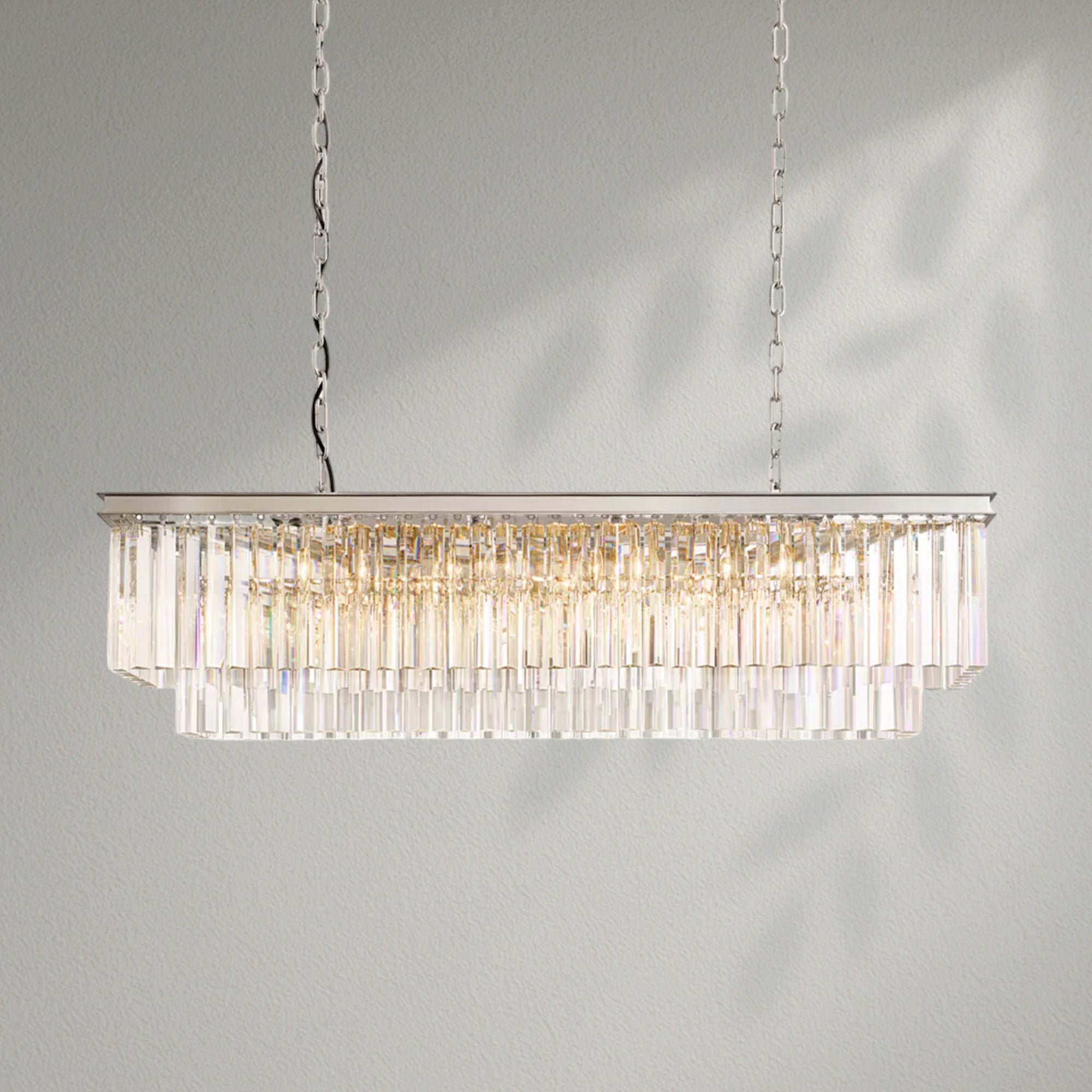 1920s Odeom Rectangular Chandelier