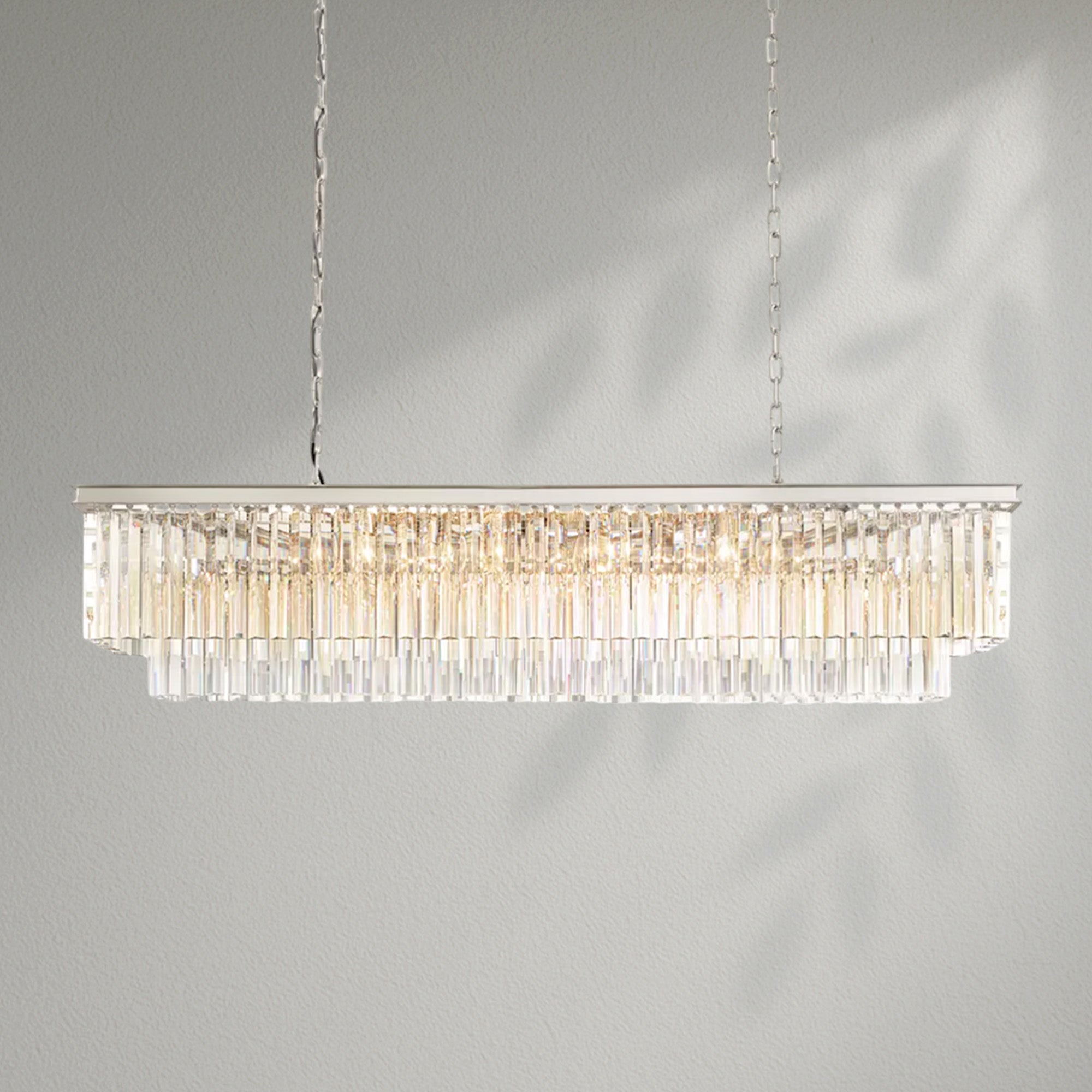 1920s Odeom Rectangular Chandelier
