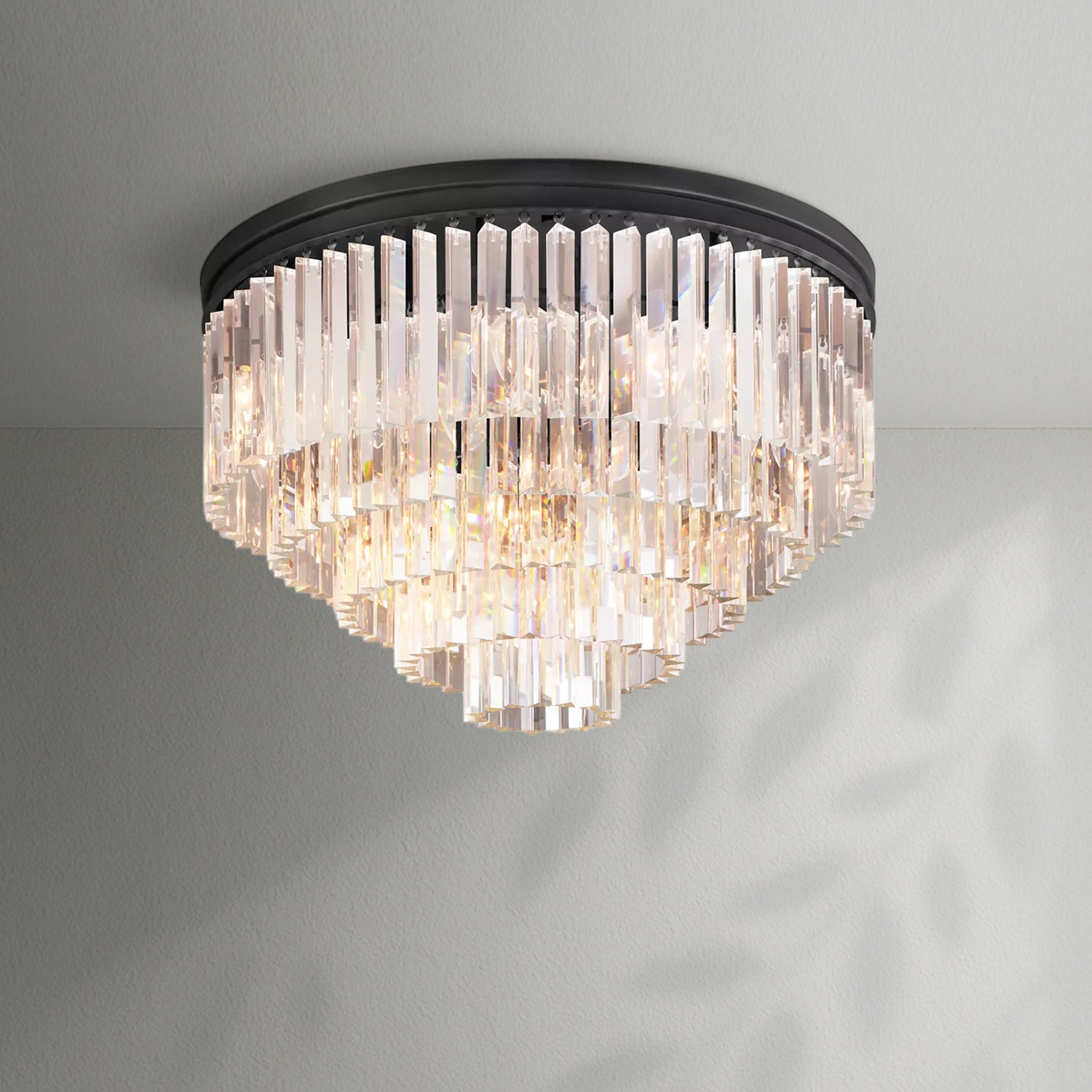 1920s Odeom Round Flushmount
