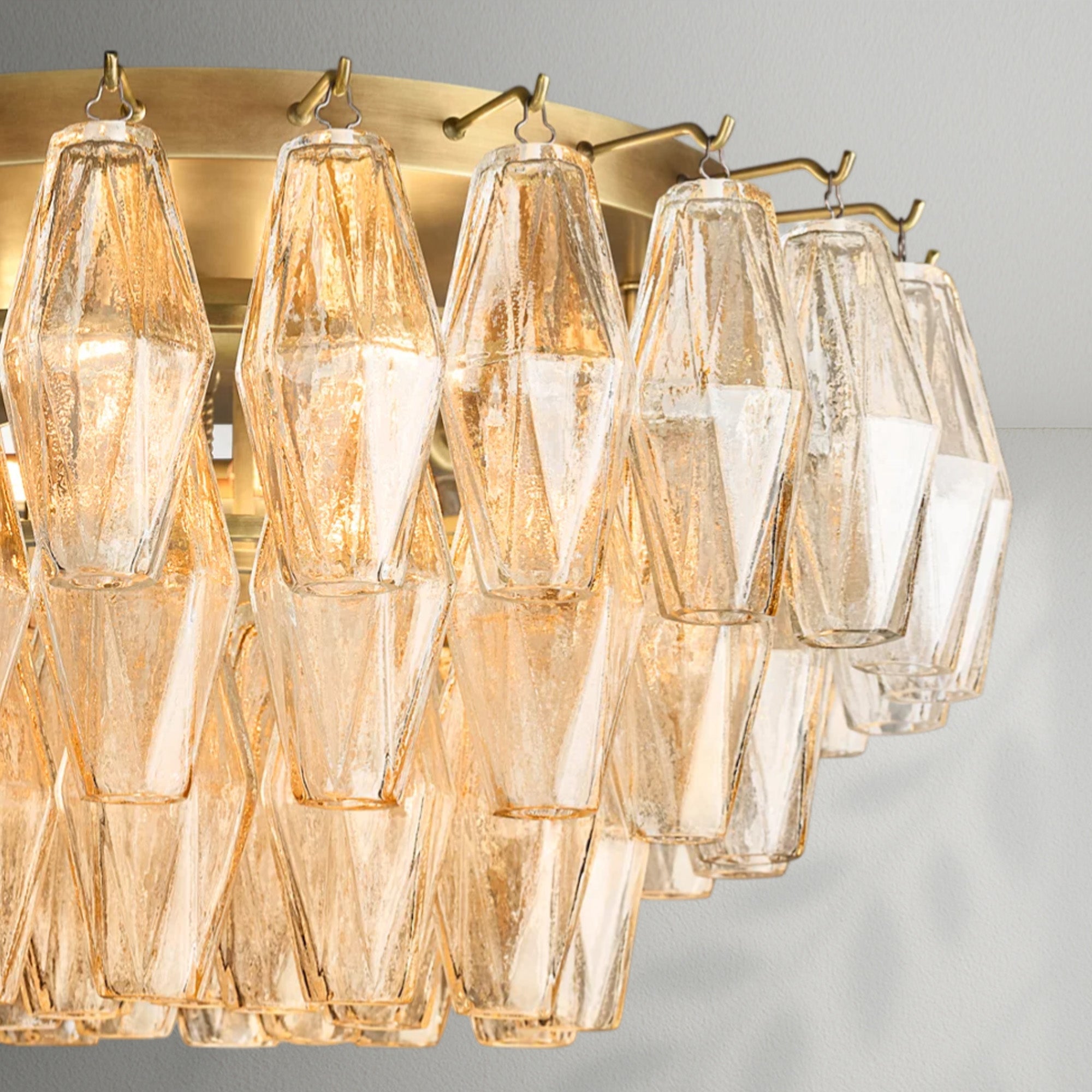 Chiaran Glass Flushmount