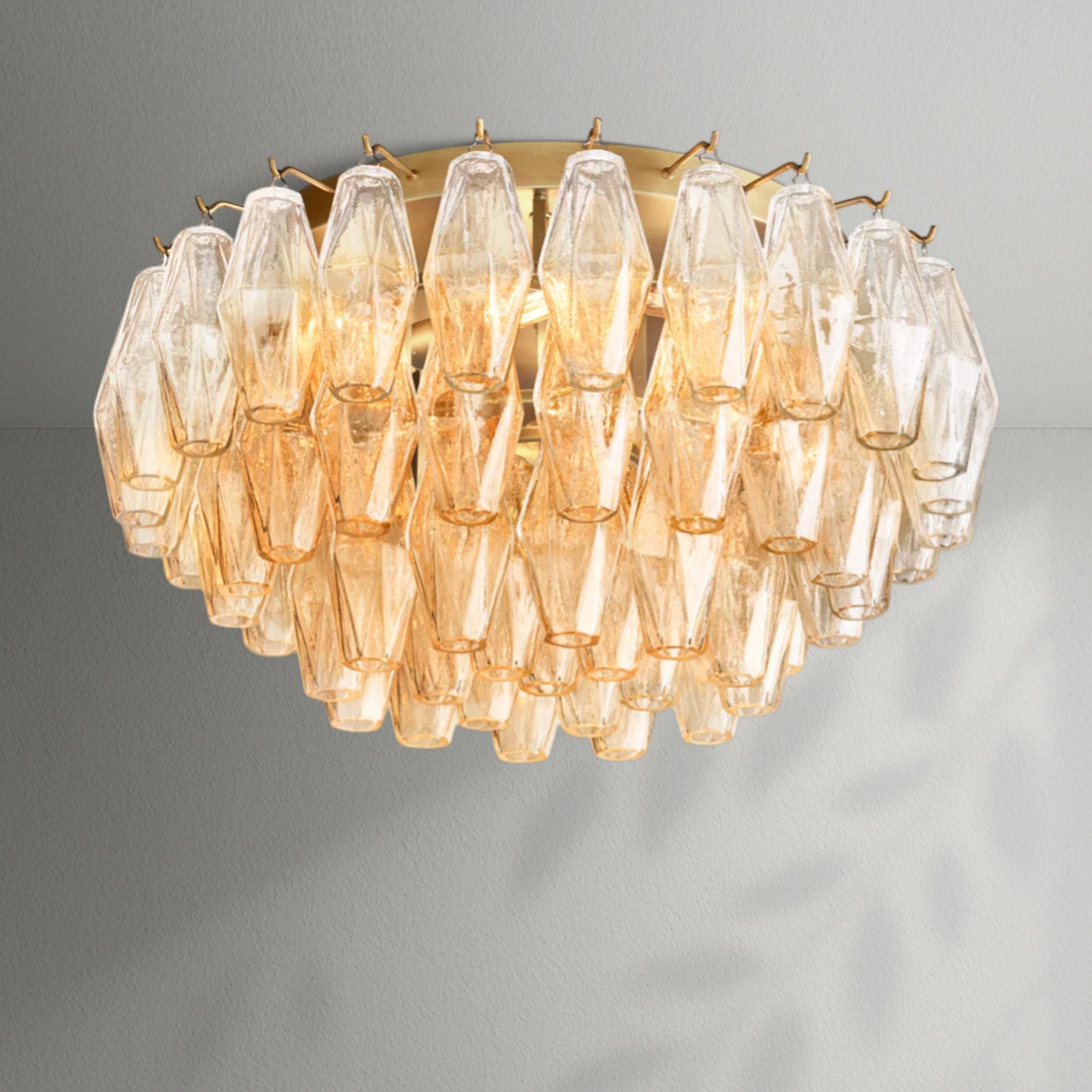 Chiaran Glass Flushmount