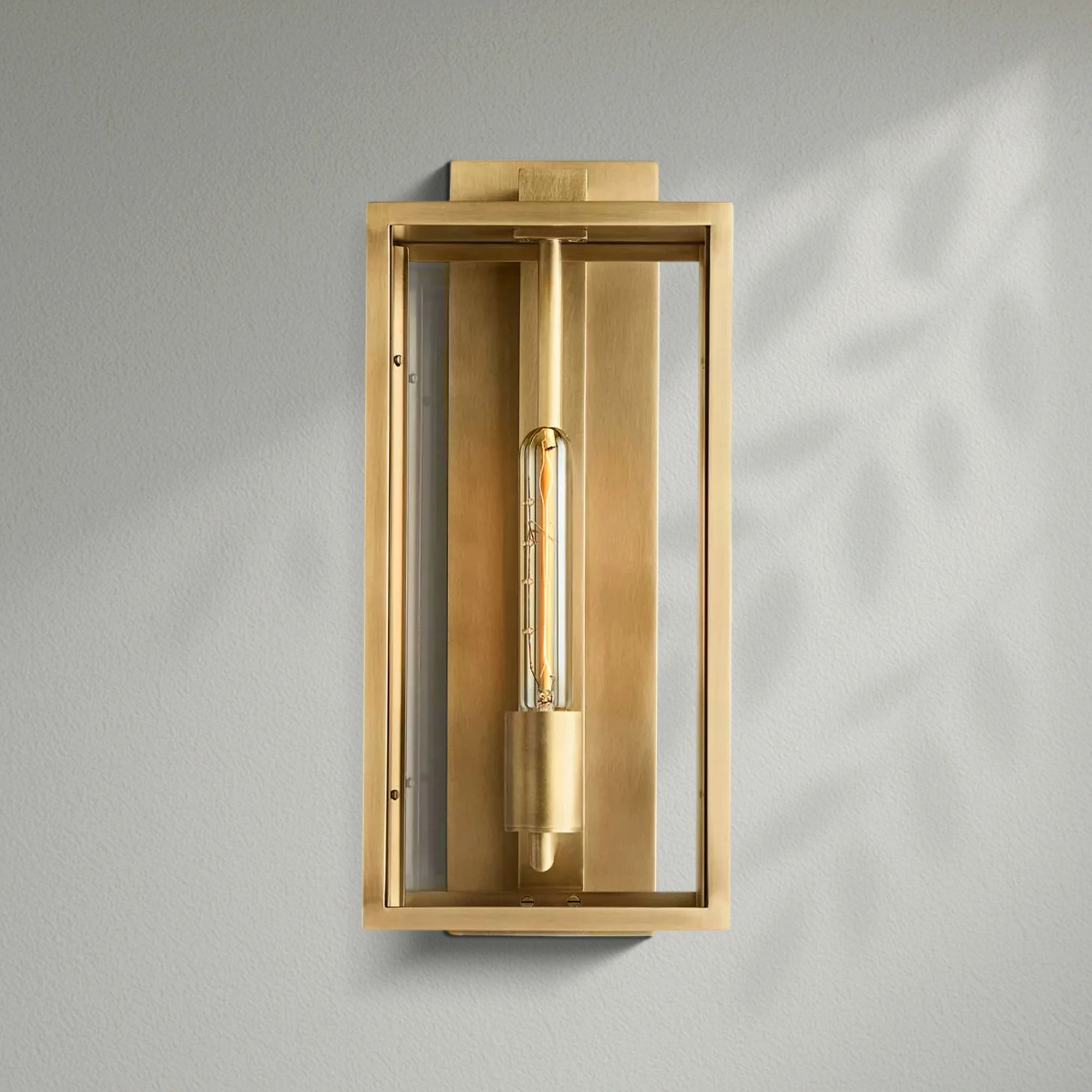 Bickman Outdoor Square Lantern Wall Sconce