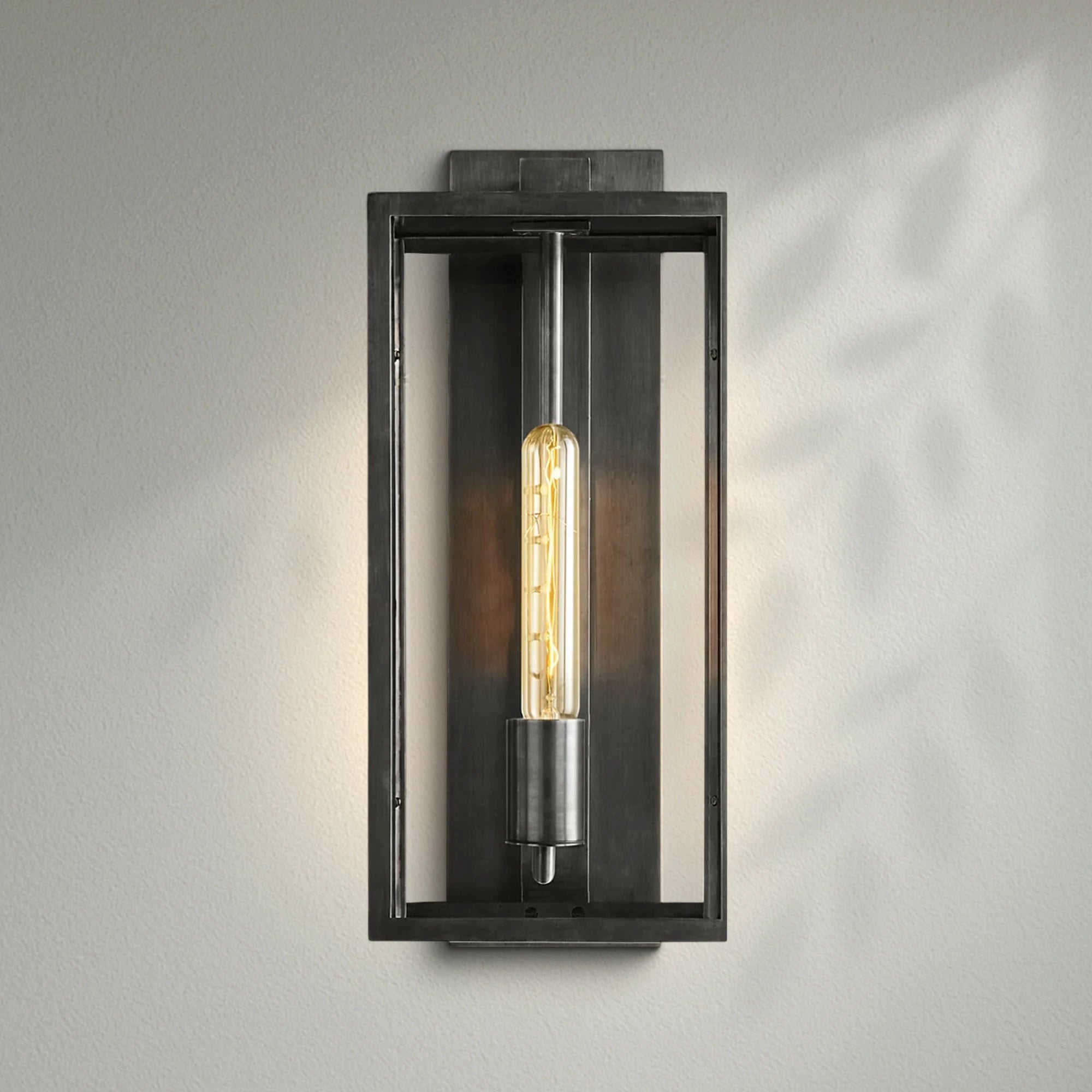 Bickman Outdoor Square Lantern Wall Sconce
