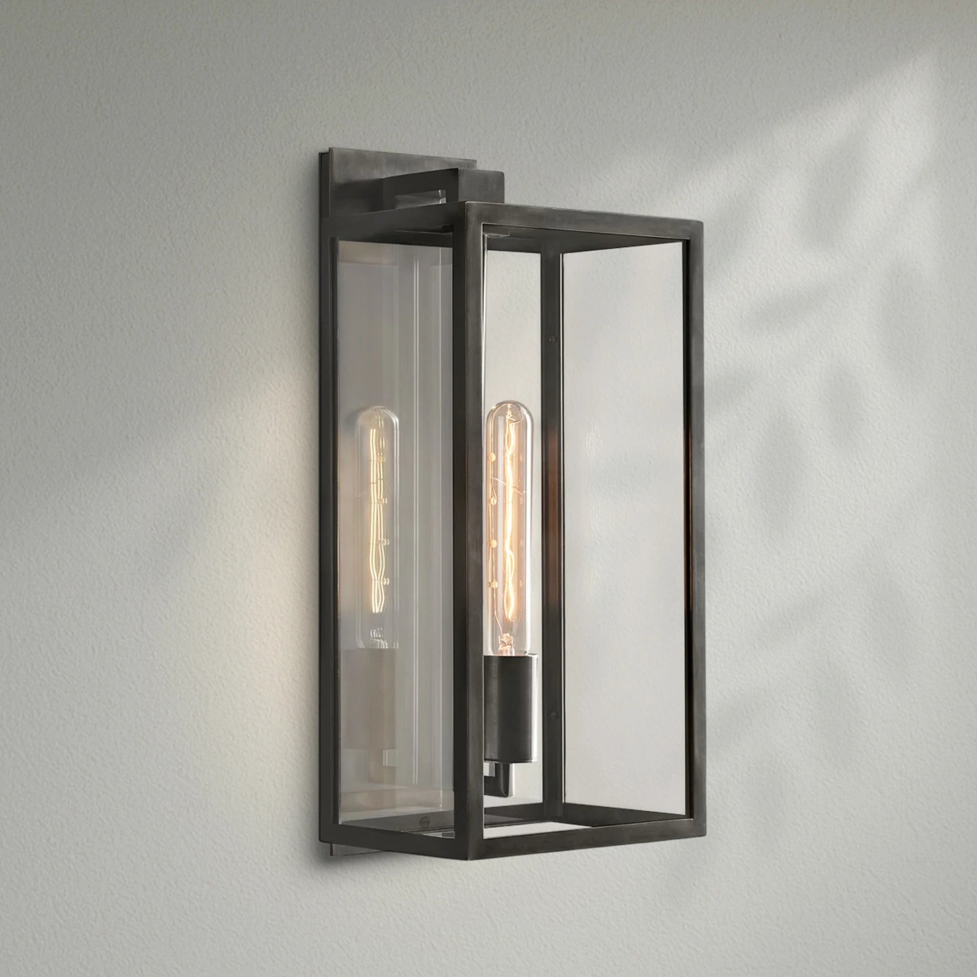Bickman Outdoor Square Lantern Wall Sconce