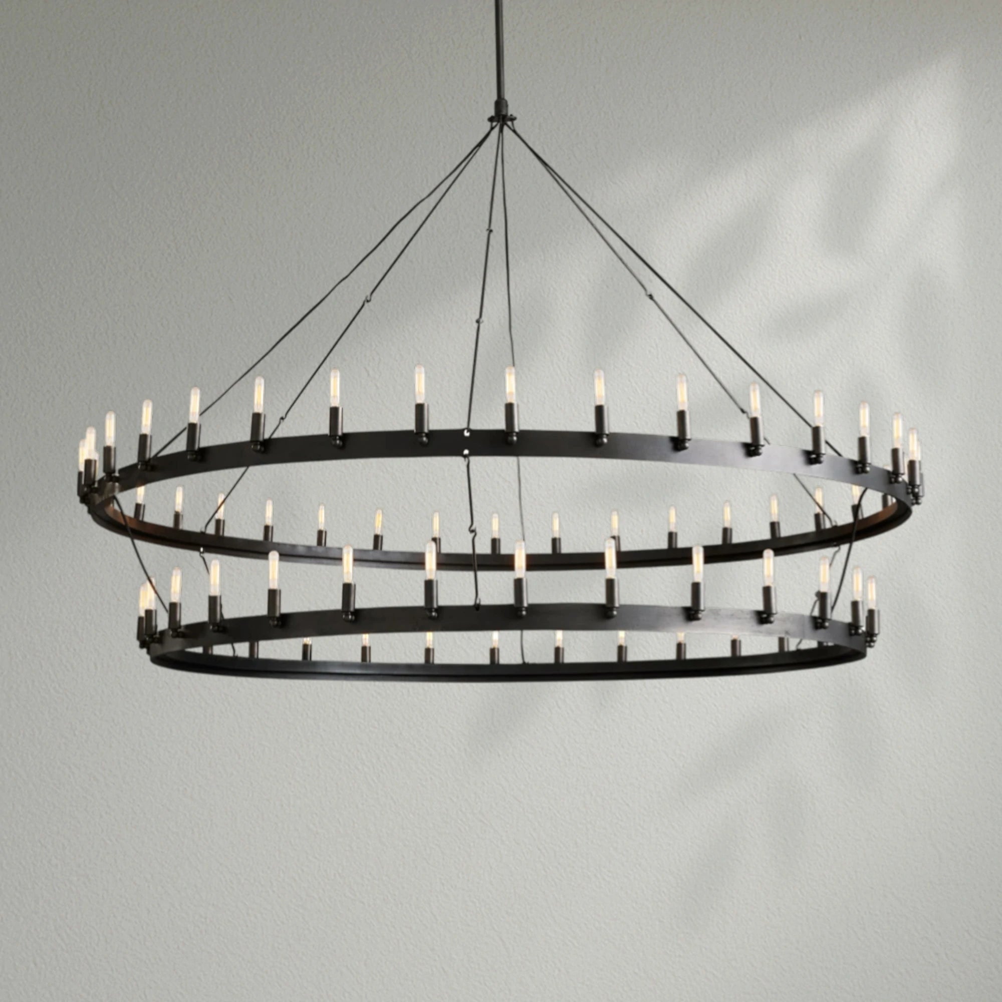 Camins Vintage Filament 2-Tier Chandelier