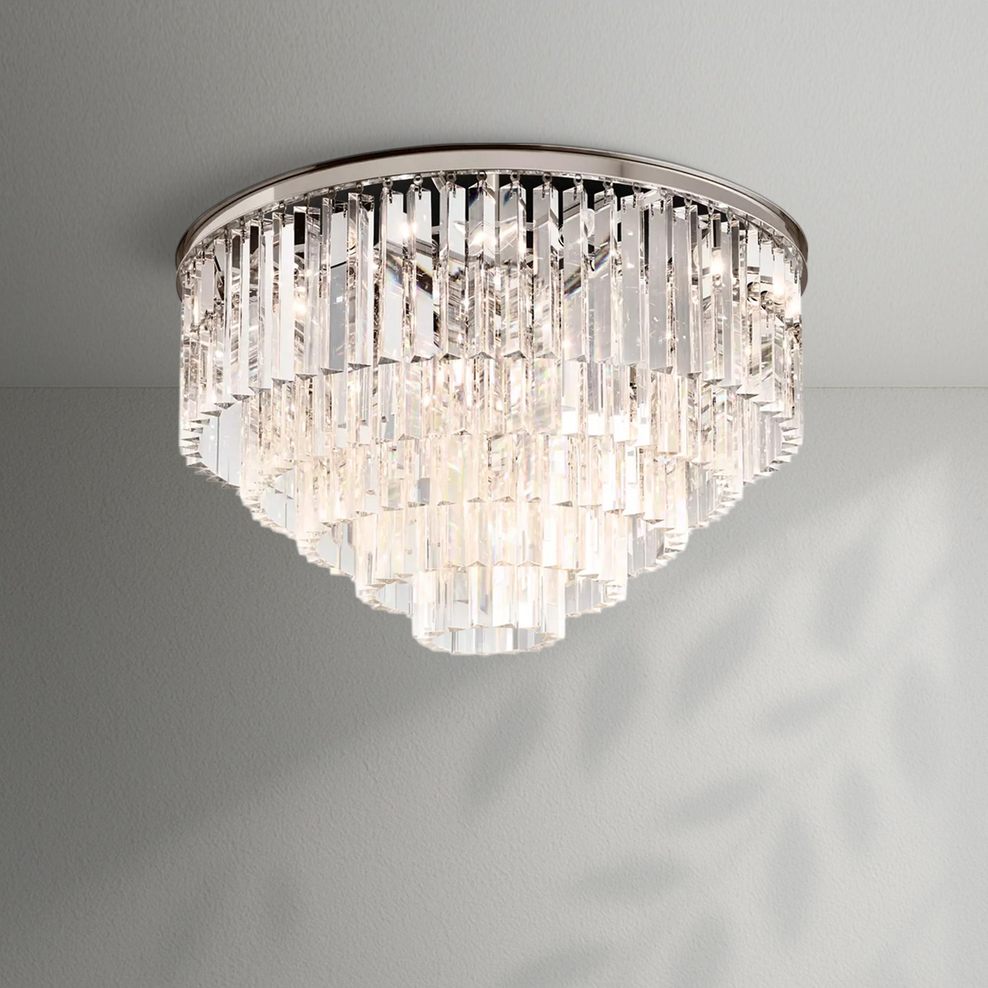 1920s Odeom Round Flushmount