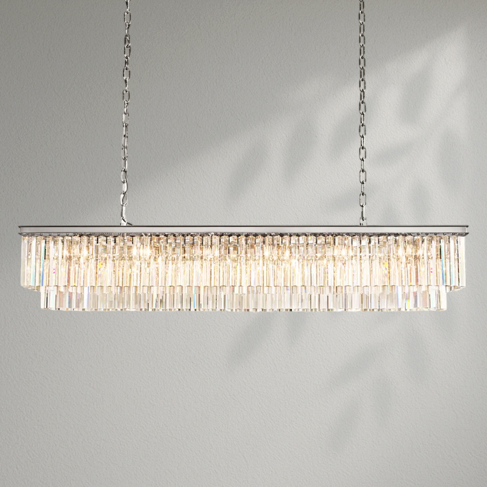 1920s Odeom Rectangular Chandelier