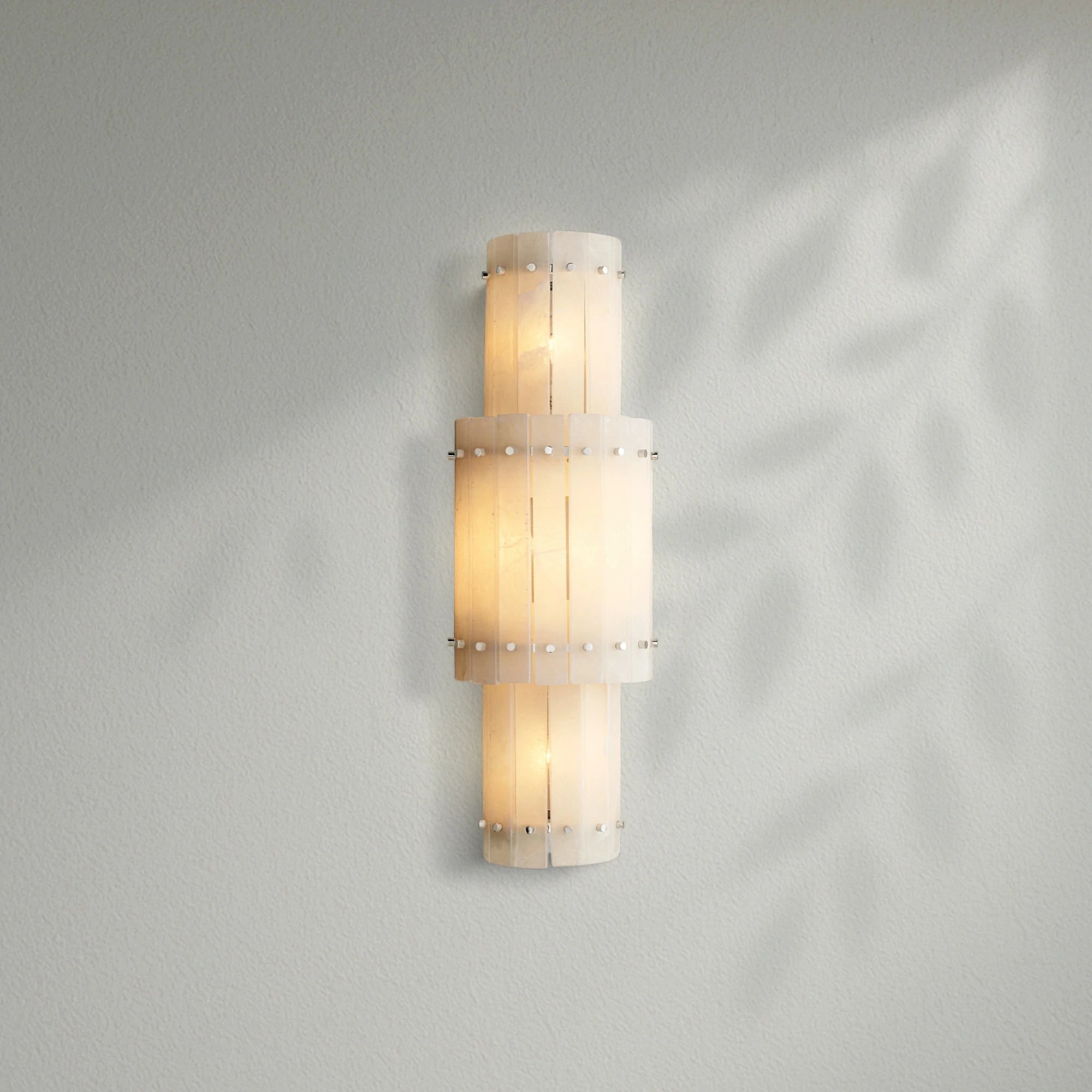 Sun Marco Alabaster Grand Round Sconce