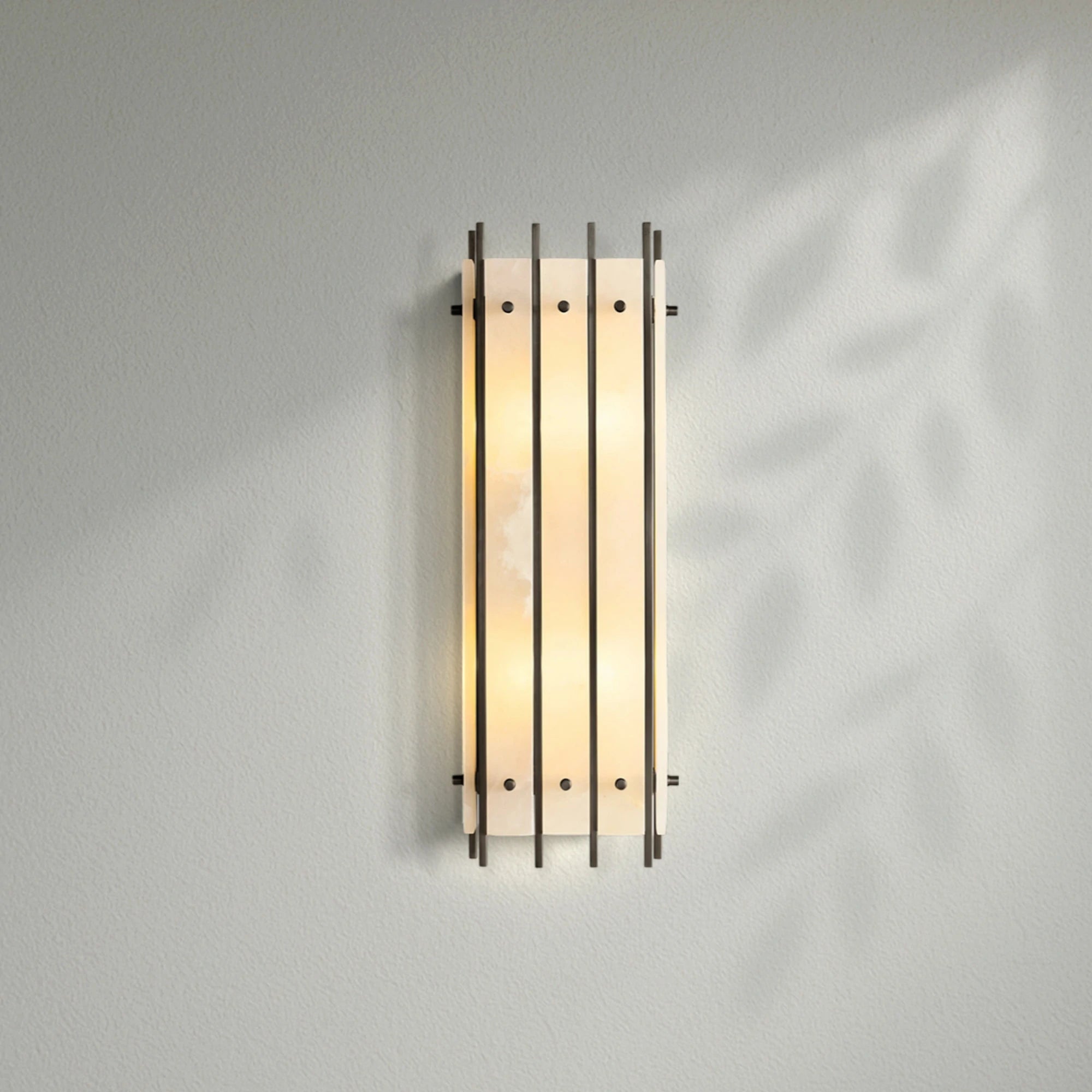Sun Marco Alabaster Grand Rectangular Sconce