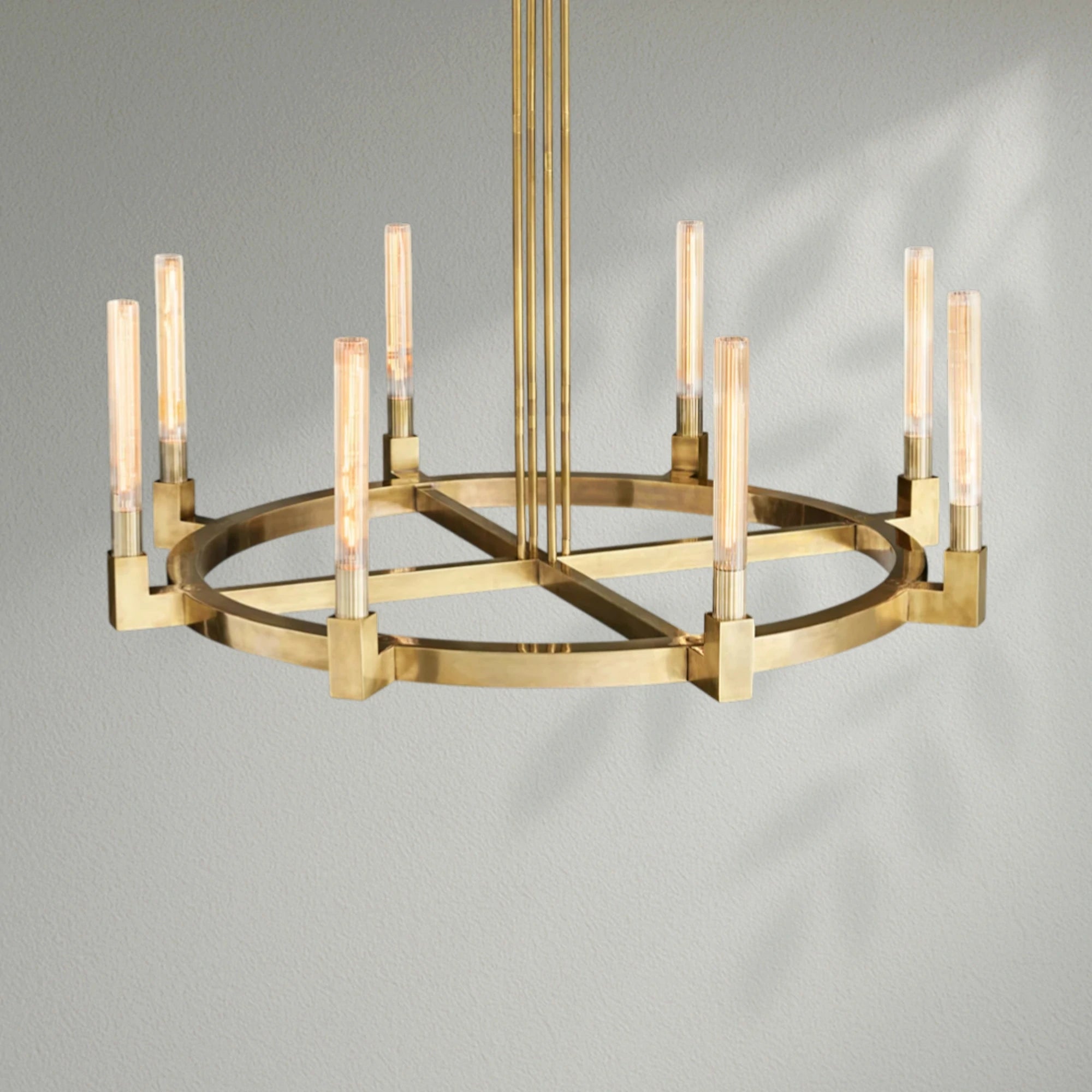 Cannelo Glass Round Chandelier