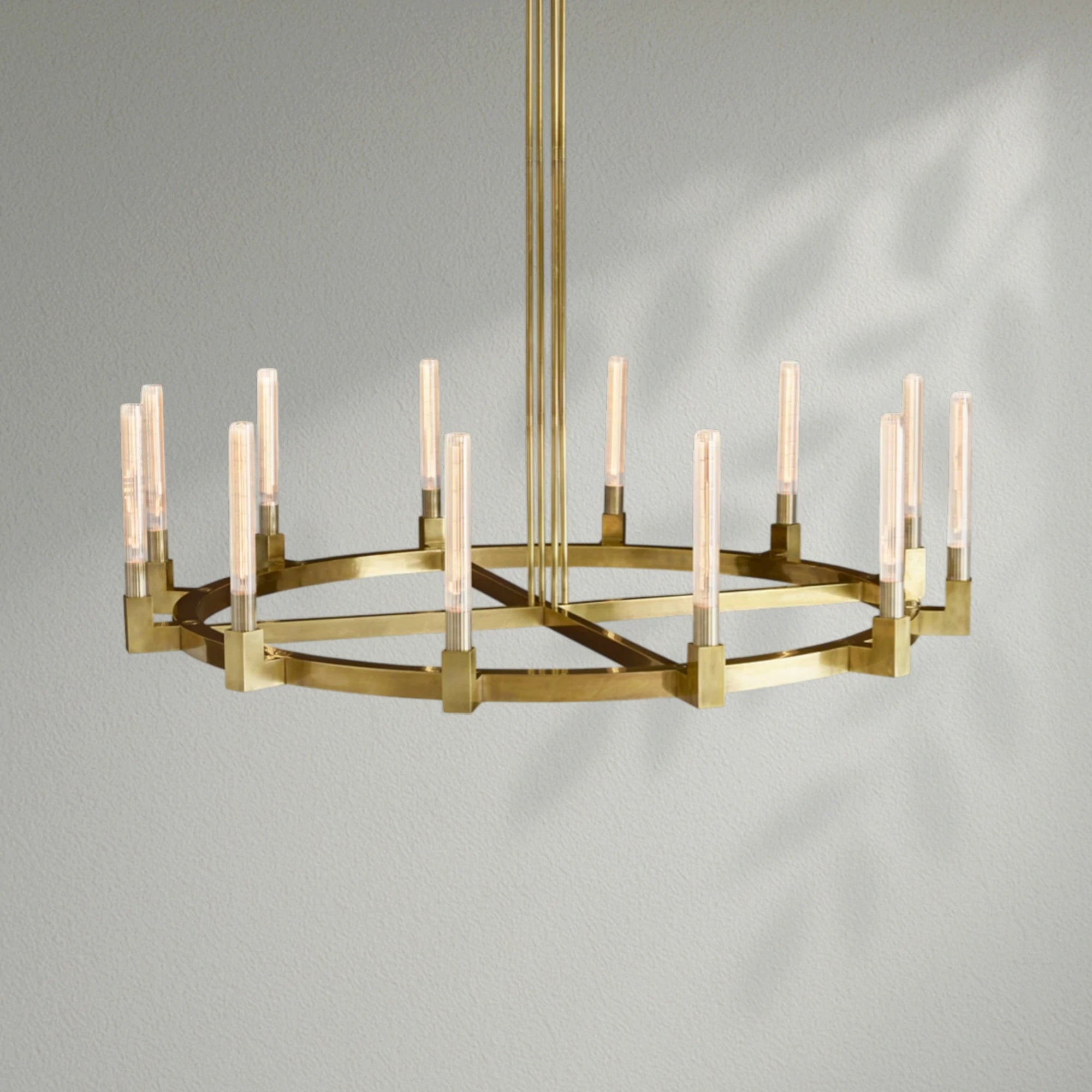 Cannelo Glass Round Chandelier