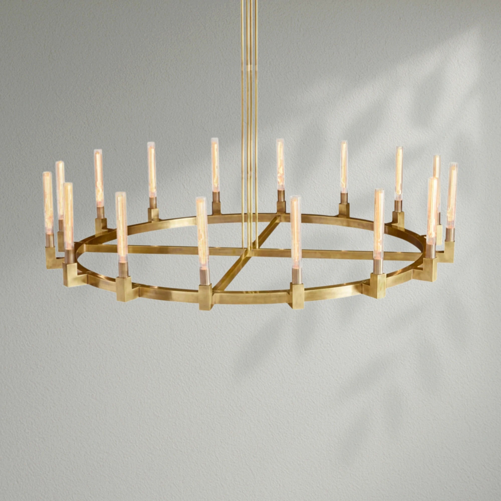 Cannelo Glass Round Chandelier