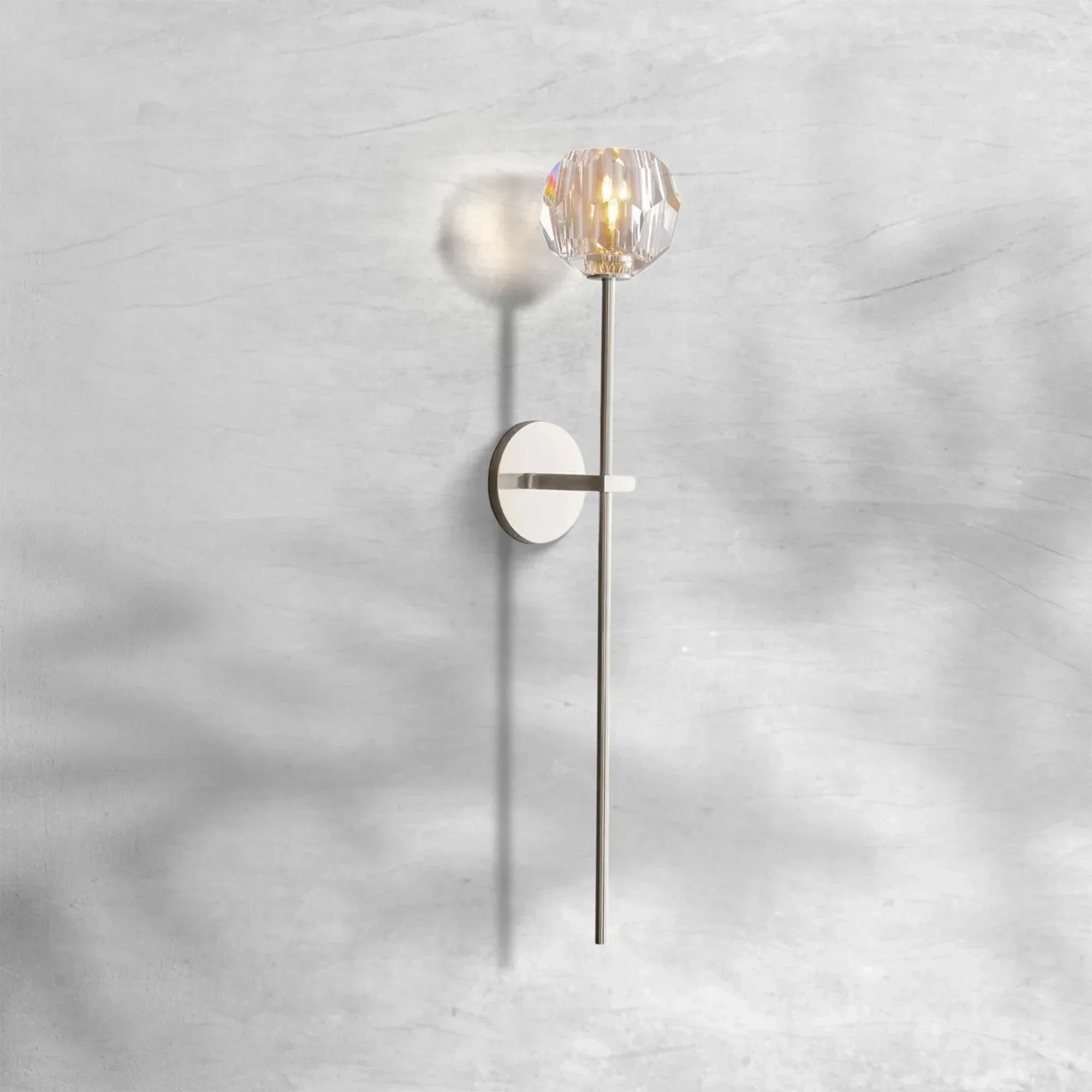 Bille De Crystal Glass Grand Wall Sconce