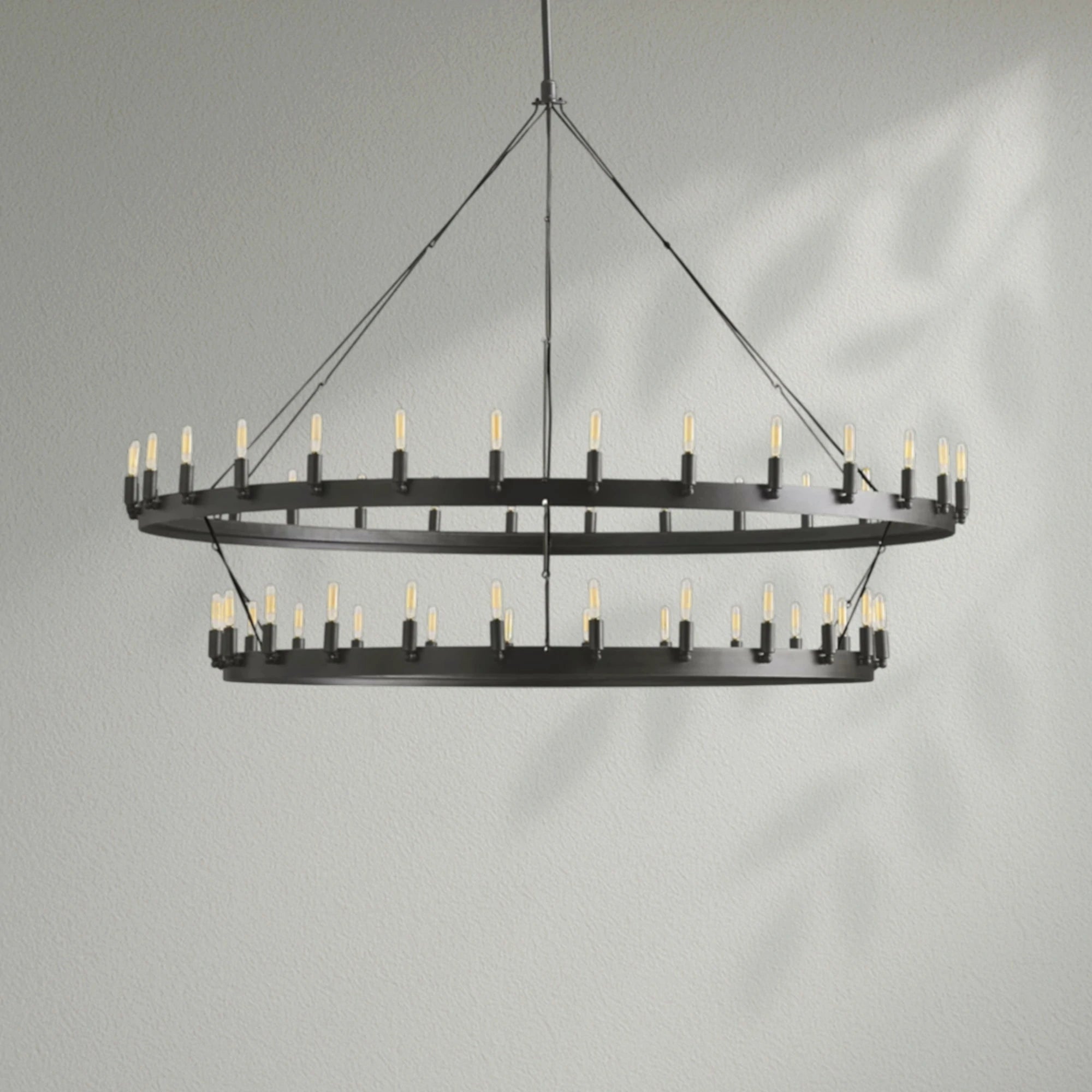Camins Vintage Filament 2-Tier Chandelier