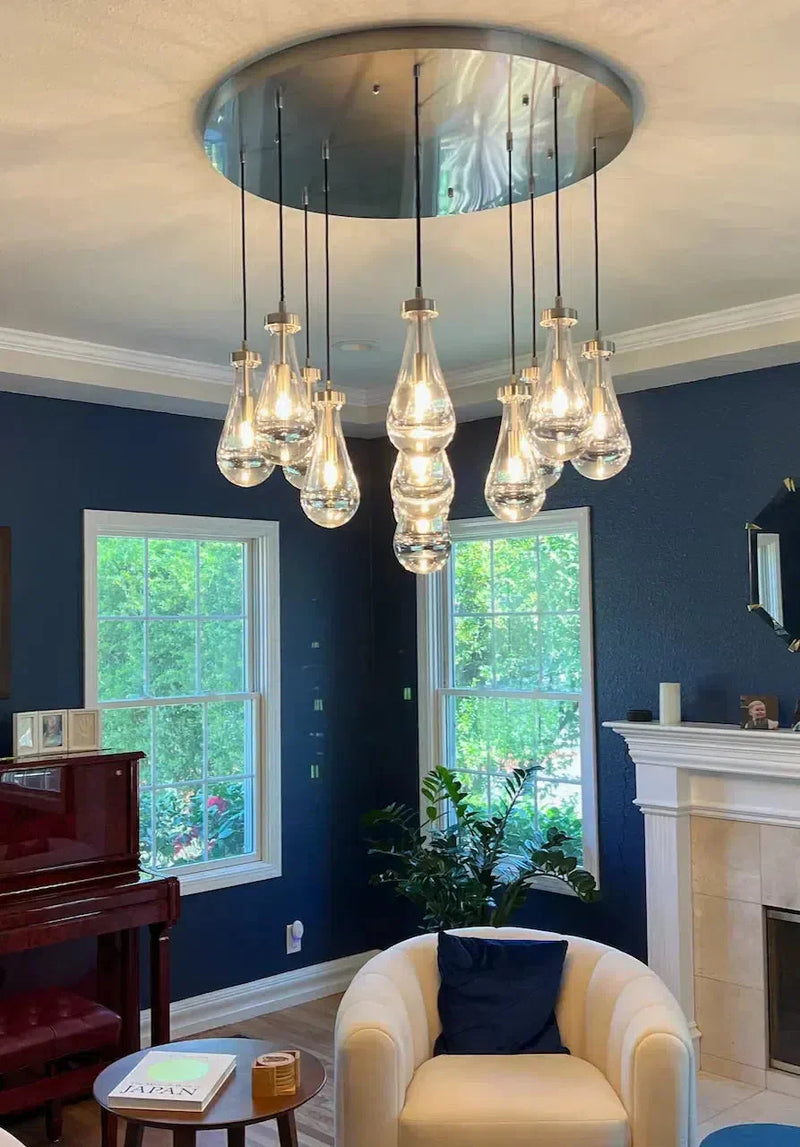 Raindrop Round Chandelier