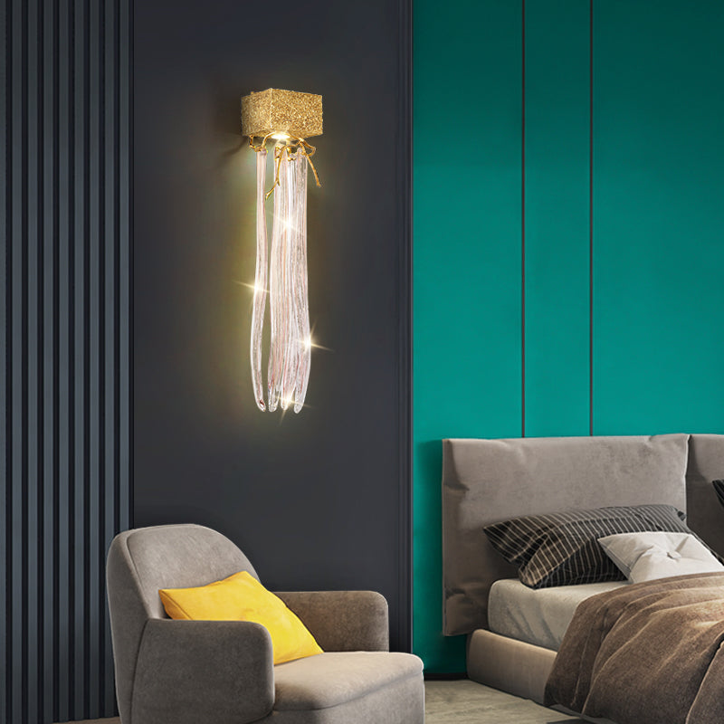 Slade Modern Branch Crystal Wall Sconce For Bedroom