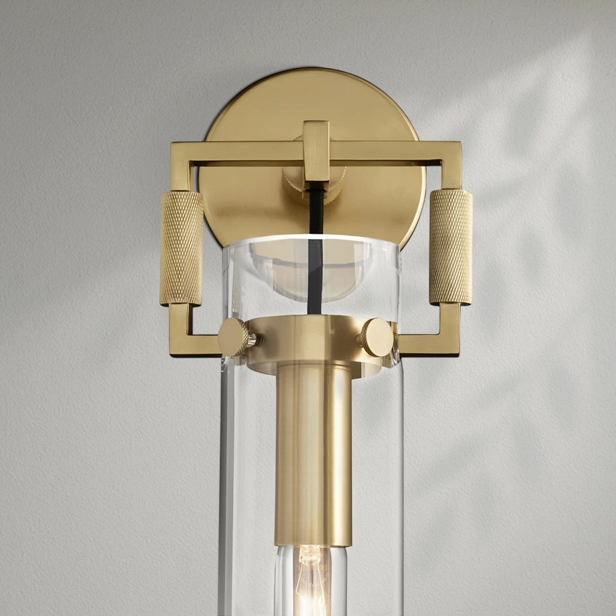 Machinis Glass Cylinder Wall Sconce