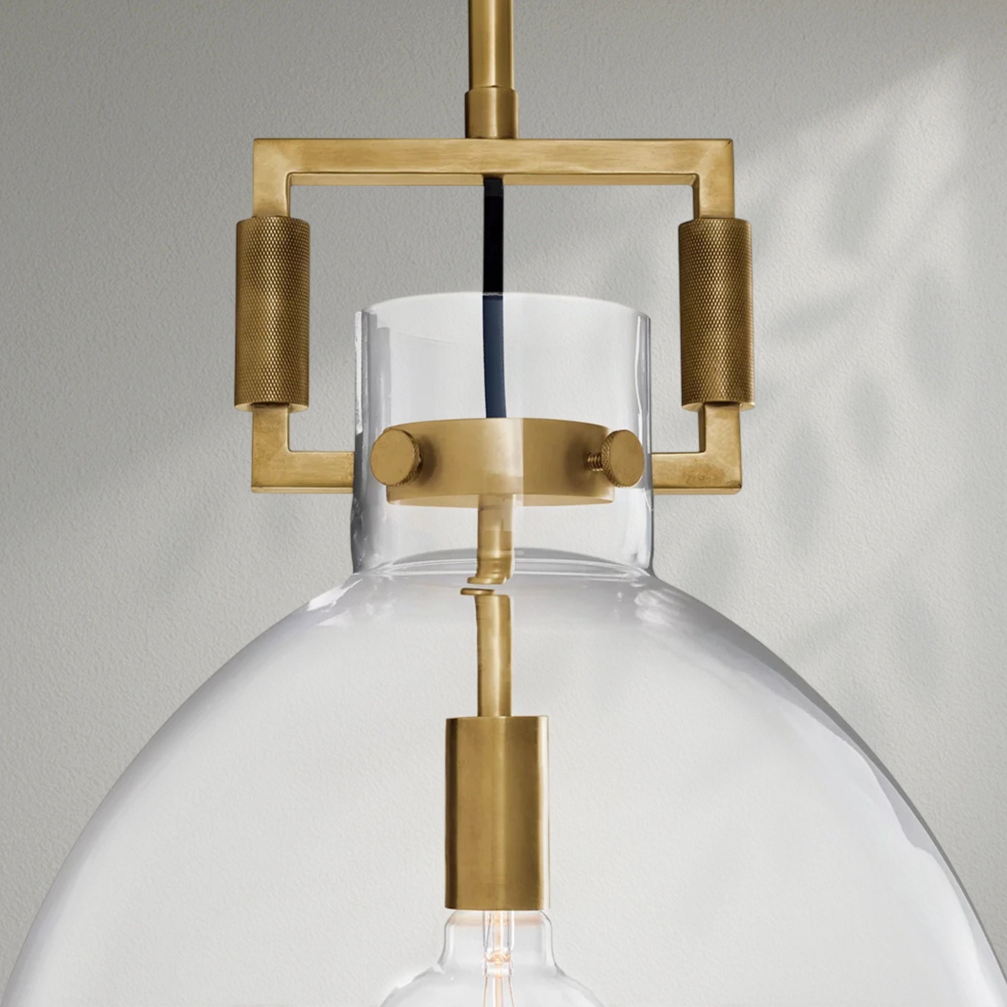 Machinis Glass Cloche Pendant