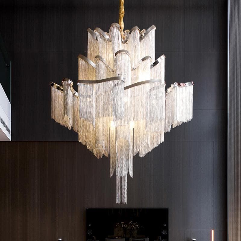 Liz Luxury Flower Chain Chandelier