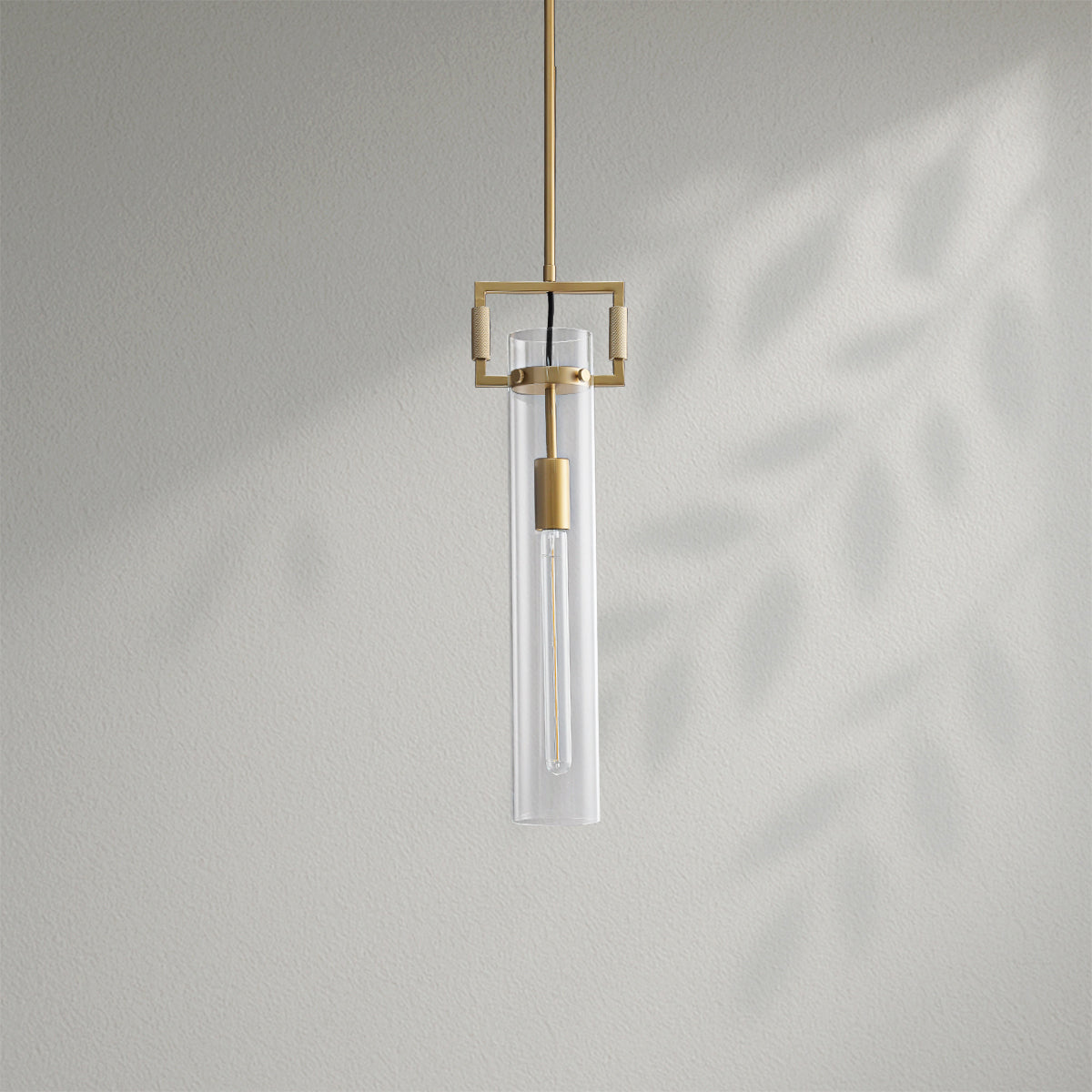 Machinis Glass Cylinder Pendant