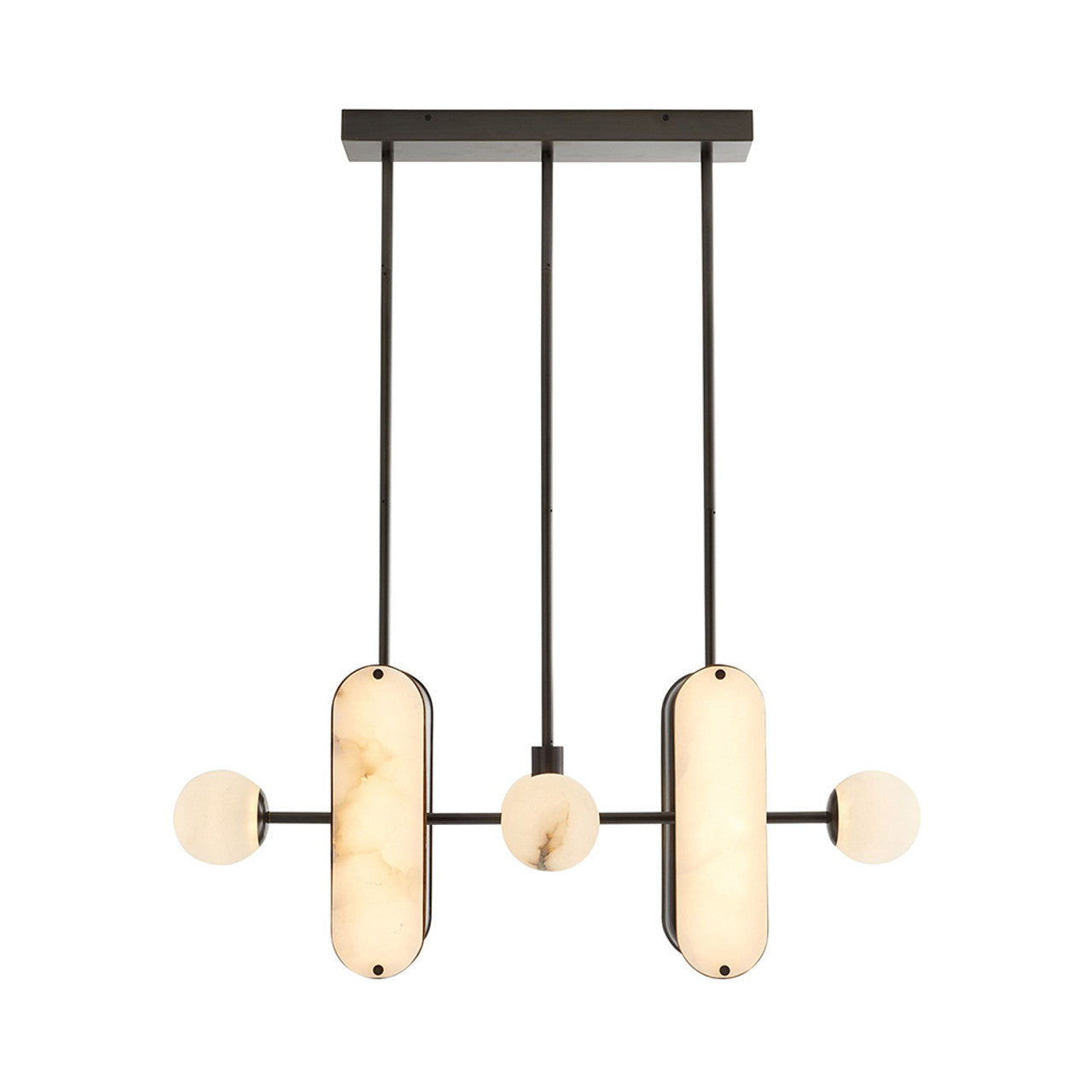 Maradona Pendant Light, Designer Choice Linear Chandelier - Luster Gaze