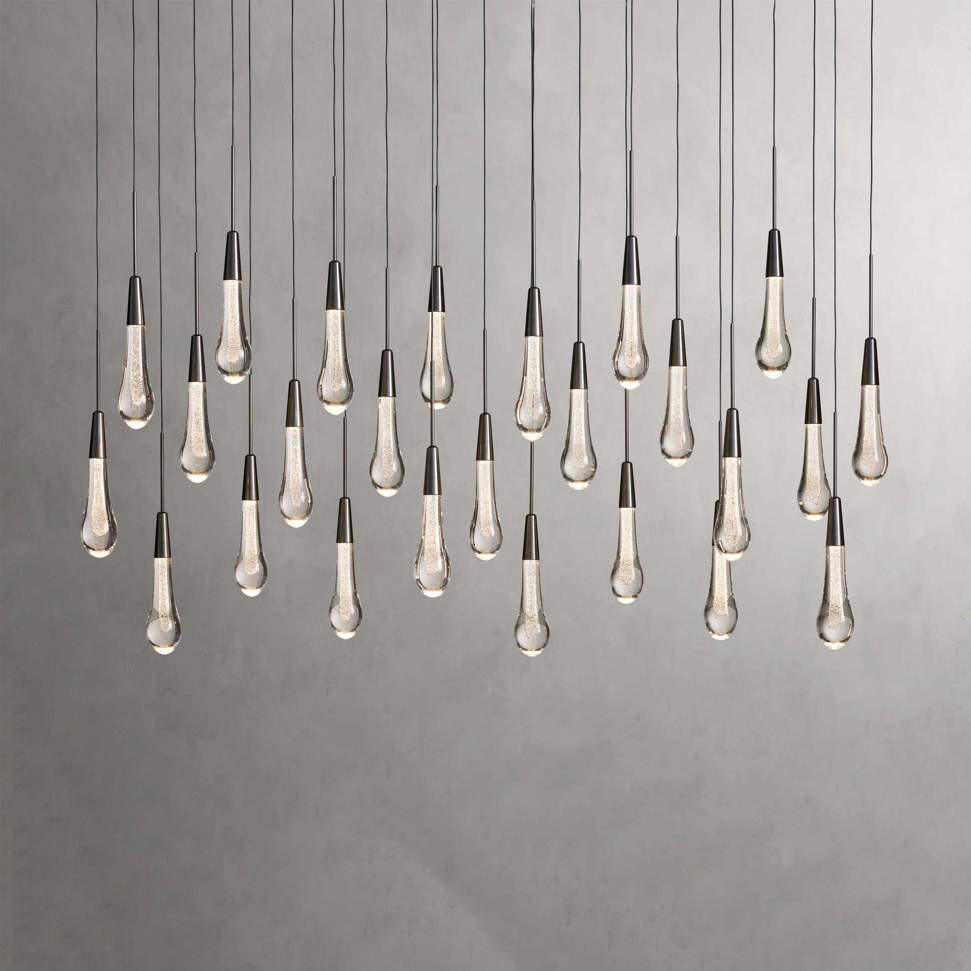 Soltaire Raindrop Linear Chandelier