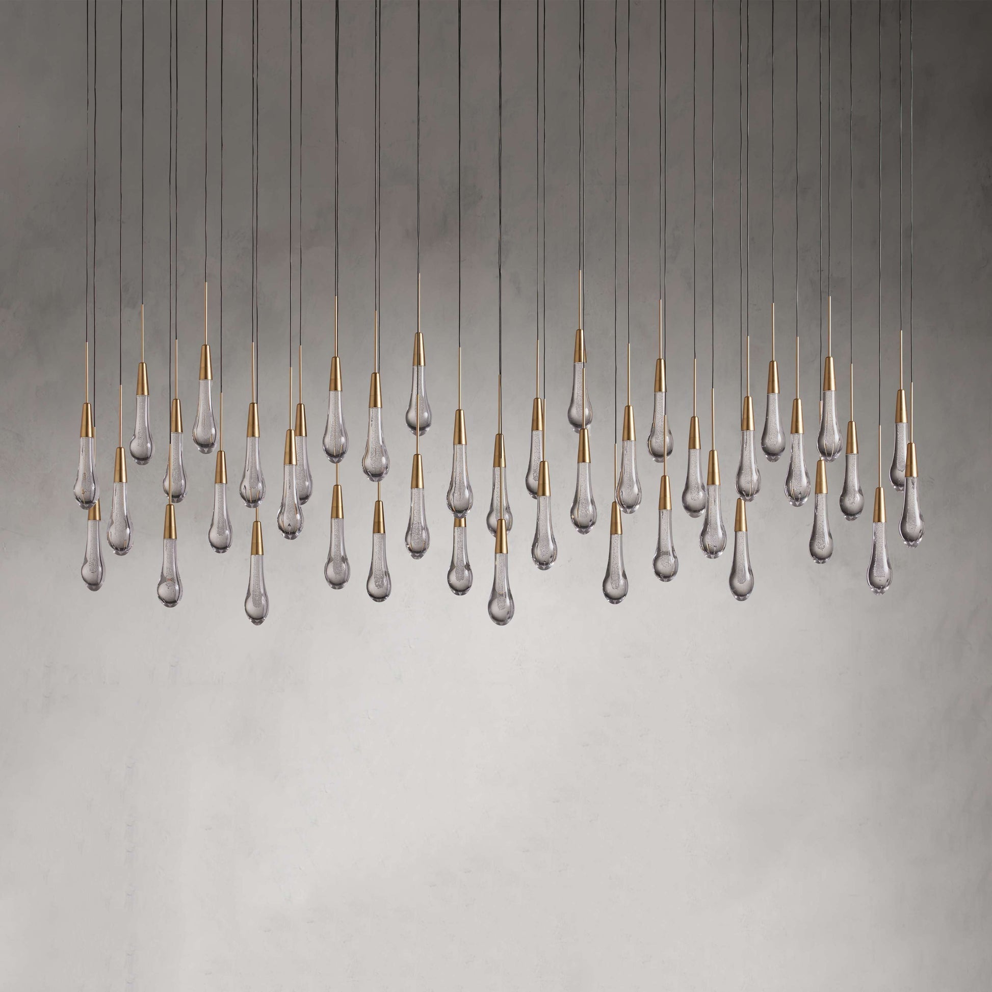 Soltaire Raindrop Linear Chandelier